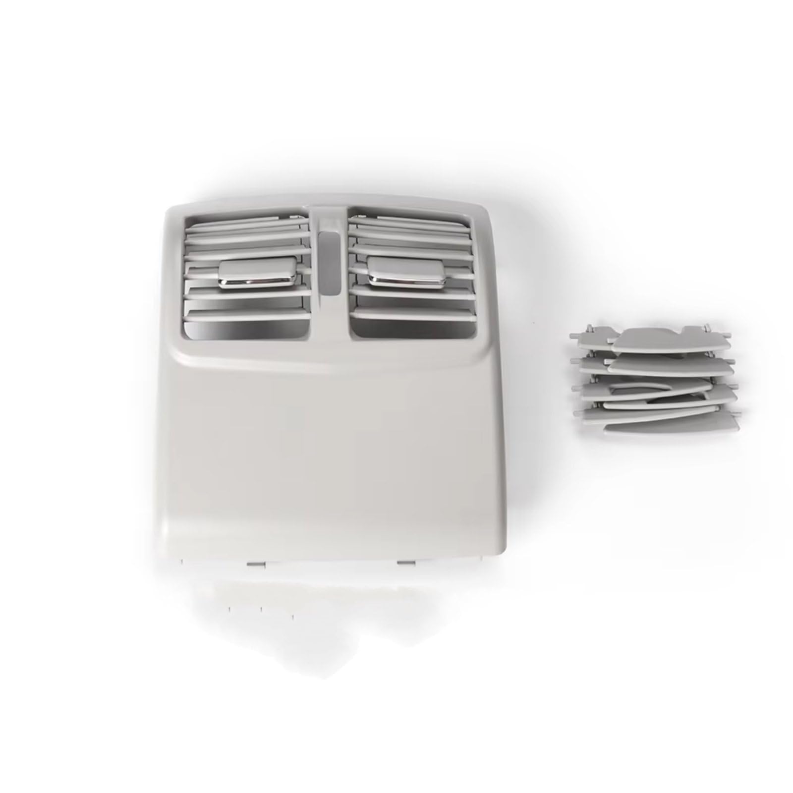 NOVEMS Klimaanlage Lüftungsdüse Für Benz W212 E-Klasse Konsole Klimaanlage Lüftungsgitter Air Outlet Rahmen 2128300954 Auto Hinten Center AC Vent Lüftungsgitter Autos(A Dark Gray) von NOVEMS
