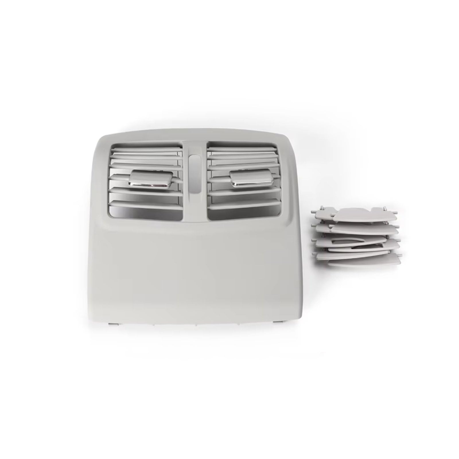 NOVEMS Klimaanlage Lüftungsdüse Für Benz W212 E-Klasse Konsole Klimaanlage Lüftungsgitter Air Outlet Rahmen 2128300954 Auto Hinten Center AC Vent Lüftungsgitter Autos(B Dark Gray) von NOVEMS