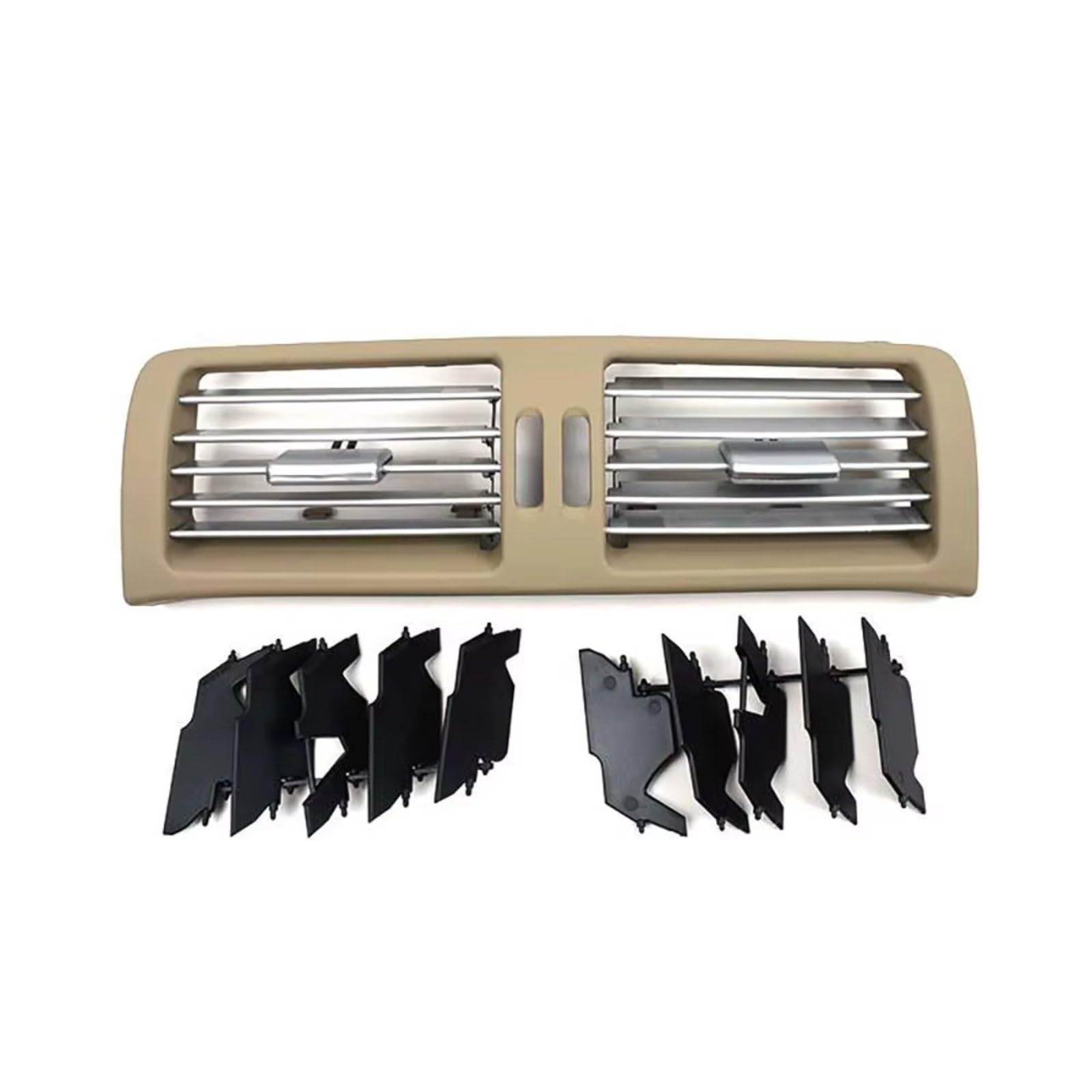 NOVEMS Klimaanlage Lüftungsdüse Für Benz W251 R300 R320 R350 R400 R500 2009-2018 Klimaanlage Vent Grille AC Wind Outlet Panel Abdeckung Lüftungsgitter Autos(Middle Beige) von NOVEMS