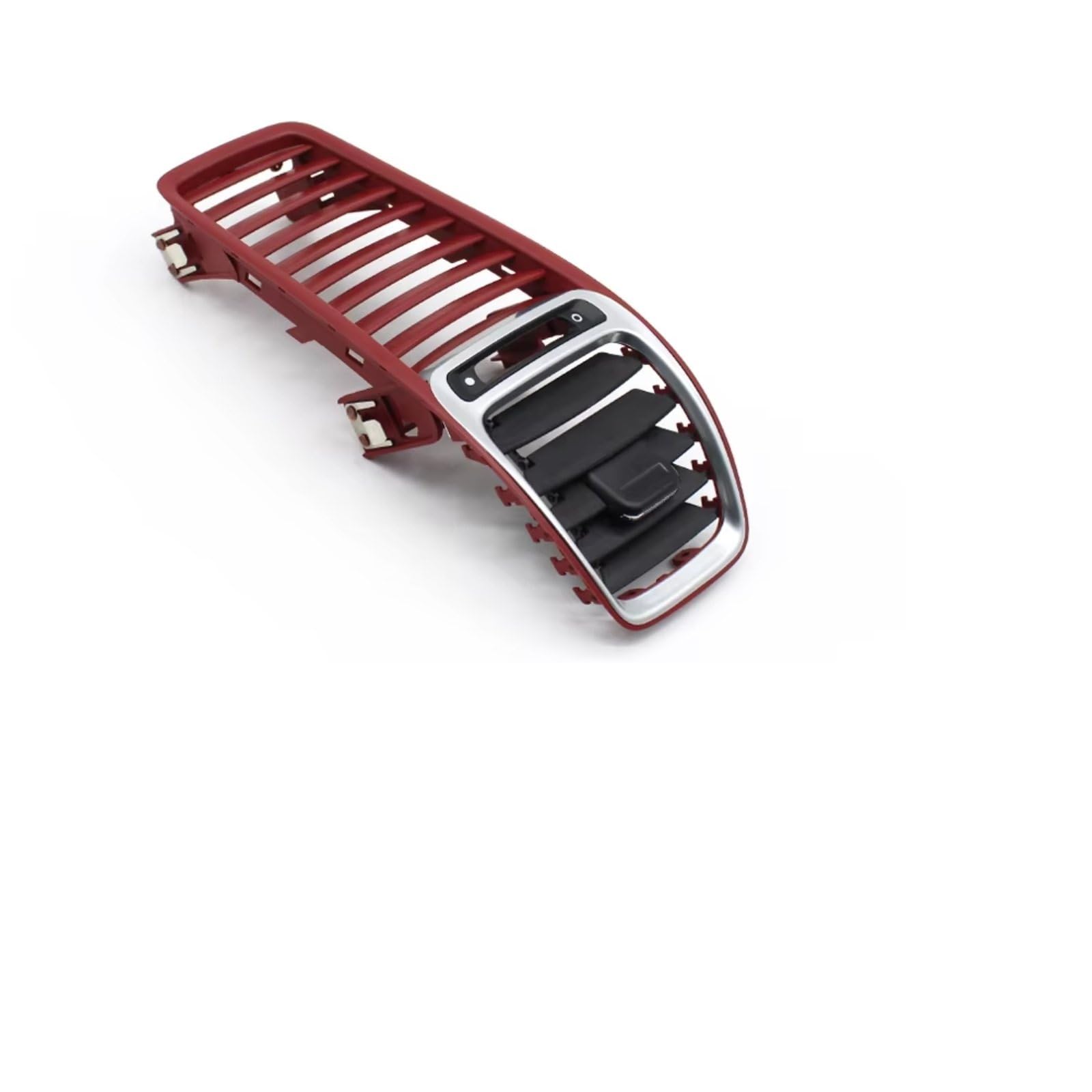 NOVEMS Klimaanlage Lüftungsdüse Für Boxster Für Cayman 981 2012-2016 98155213104 Auto Front Dash Air Vent AC Vent Grille Outlet Panel Lüftungsgitter Autos(Carrera red) von NOVEMS