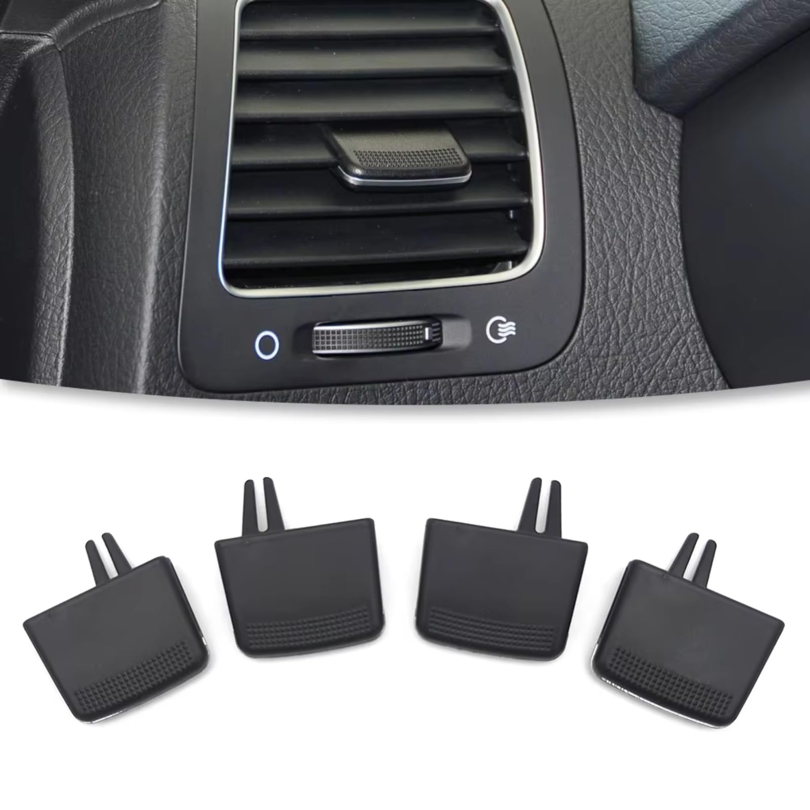 NOVEMS Klimaanlage Lüftungsdüse Für Kia Für Sorento Auto-Vorderseite Armaturenbrett Vorne A/C Klimaanlage Air Vent Outlet Vents Tab Clip Reparatursatz Links Rechts Lüftungsgitter Autos(1 Satz) von NOVEMS