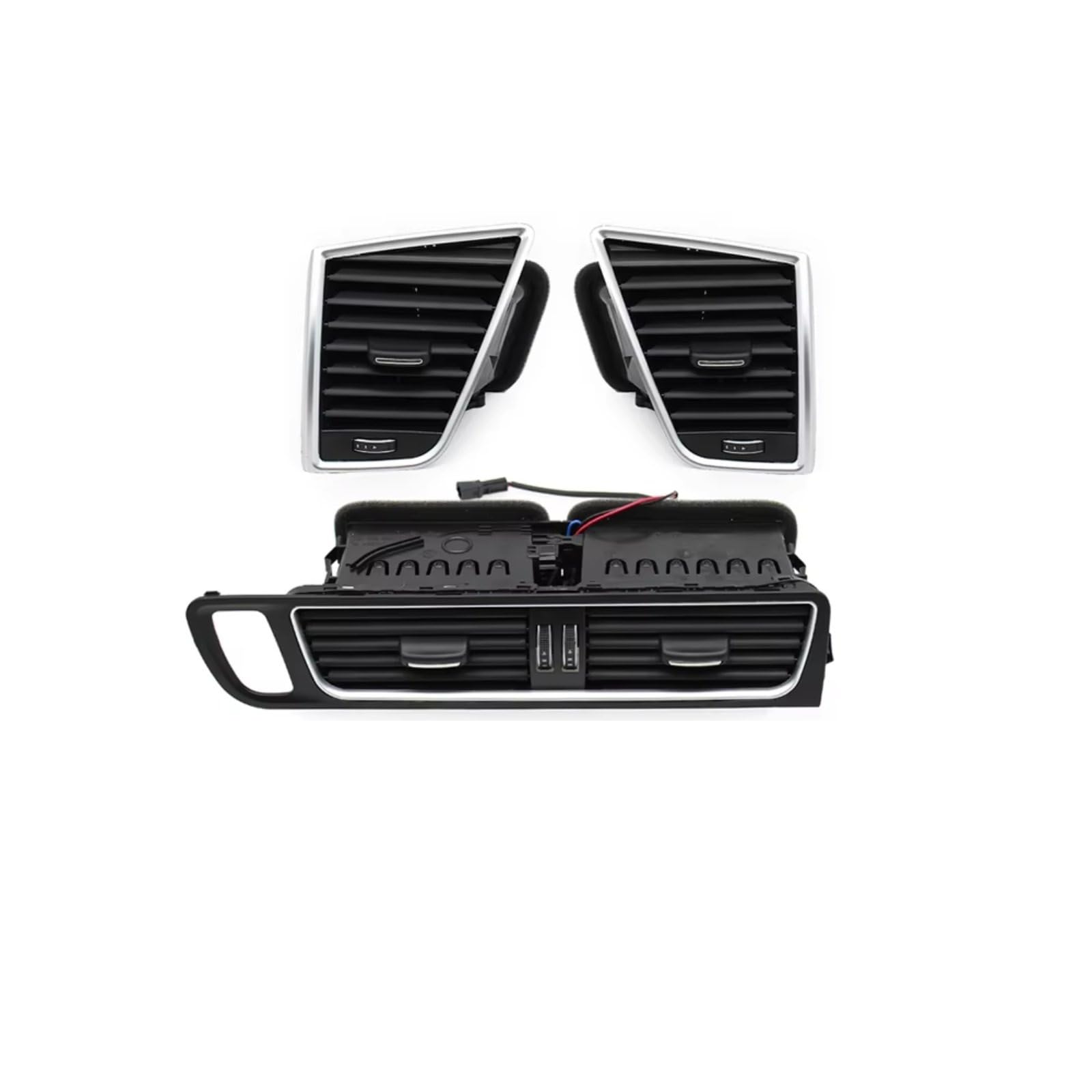 NOVEMS Klimaanlage Lüftungsdüse Für Q5 2009-2018 8R1820951 8R1820901 LHD Front Dashboard Links Rechts Mitte Klimaanlage AC Vent Grille Outlet Montage Lüftungsgitter Autos(LHD- Set) von NOVEMS