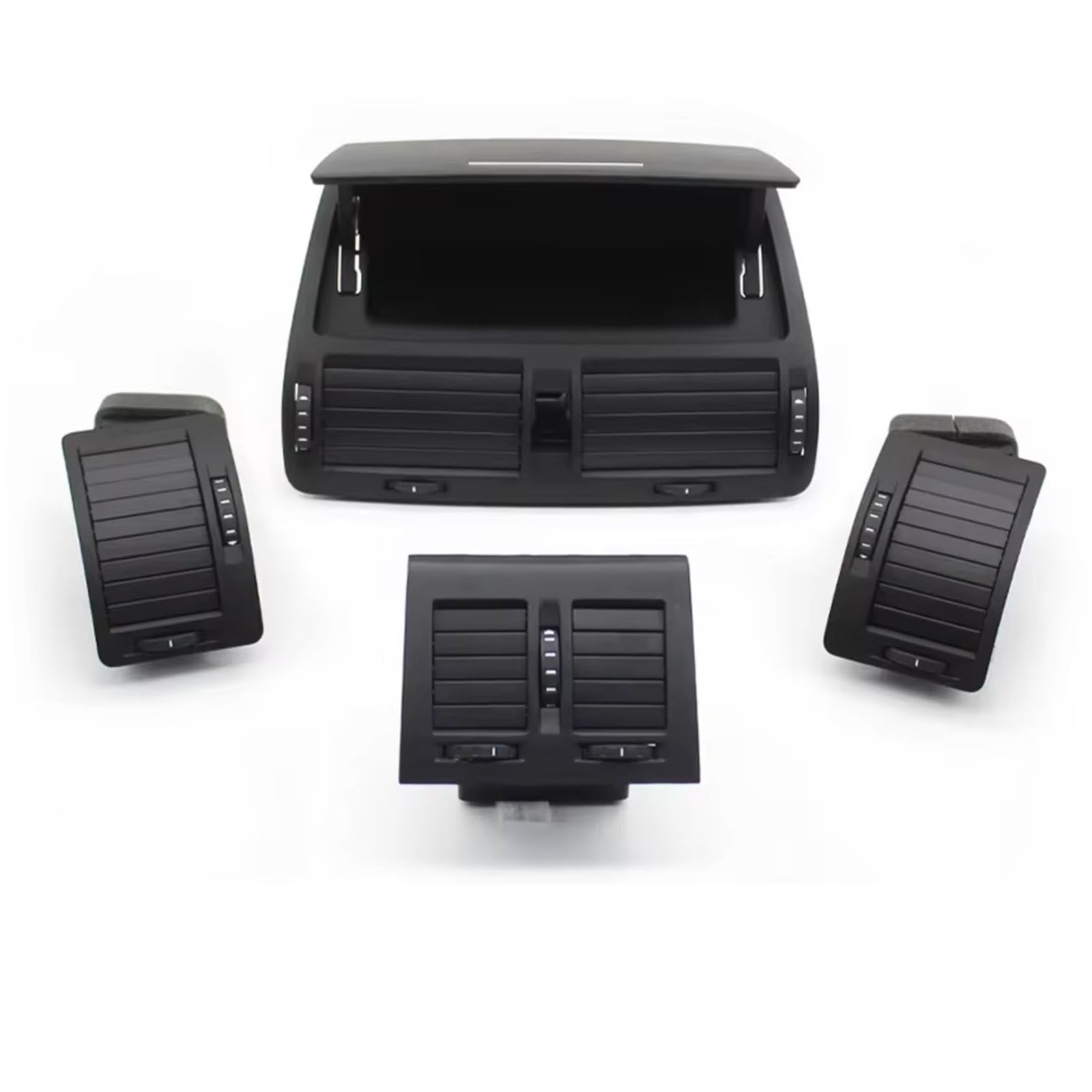 NOVEMS Klimaanlage Lüftungsdüse Für Skoda Für Octavia 2004-2014 LHD RHD Auto Dashboard Vorne Links Rechts Zentrale Klimaanlage AC Vent Grille Montage 1Z0820951B Lüftungsgitter Autos(4 Piece) von NOVEMS