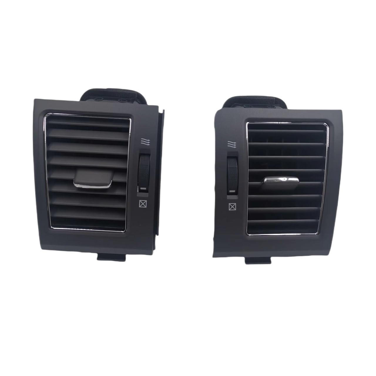 NOVEMS Klimaanlage Lüftungsdüse Für Toyota Für Land Für Cruiser 200 LC200 2008 2009 2010-2015 Grill Auto AC Klimaanlage Outlet Air Fresh Grill Outlets Lüftungsgitter Autos(LH and RH Grey) von NOVEMS