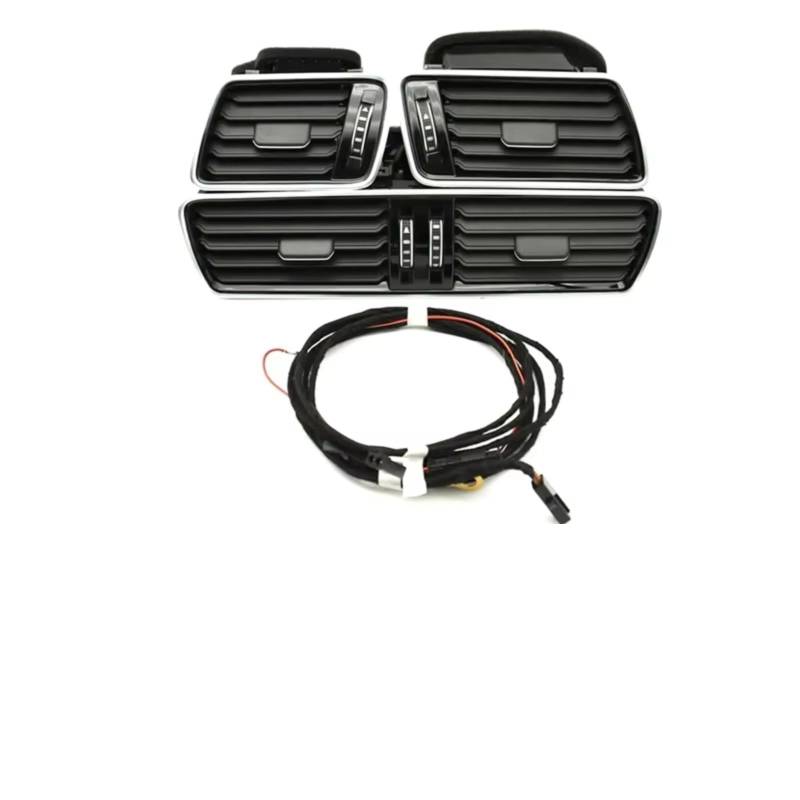 NOVEMS Klimaanlage Lüftungsdüse Für VW CC Für Passat B6 3AD819728A, 3AD819701A, 3AD819702A Teile Auto Links Rechts Center Klimaanlage Vents W/Anschluss Kabel Lüftungsgitter Autos von NOVEMS