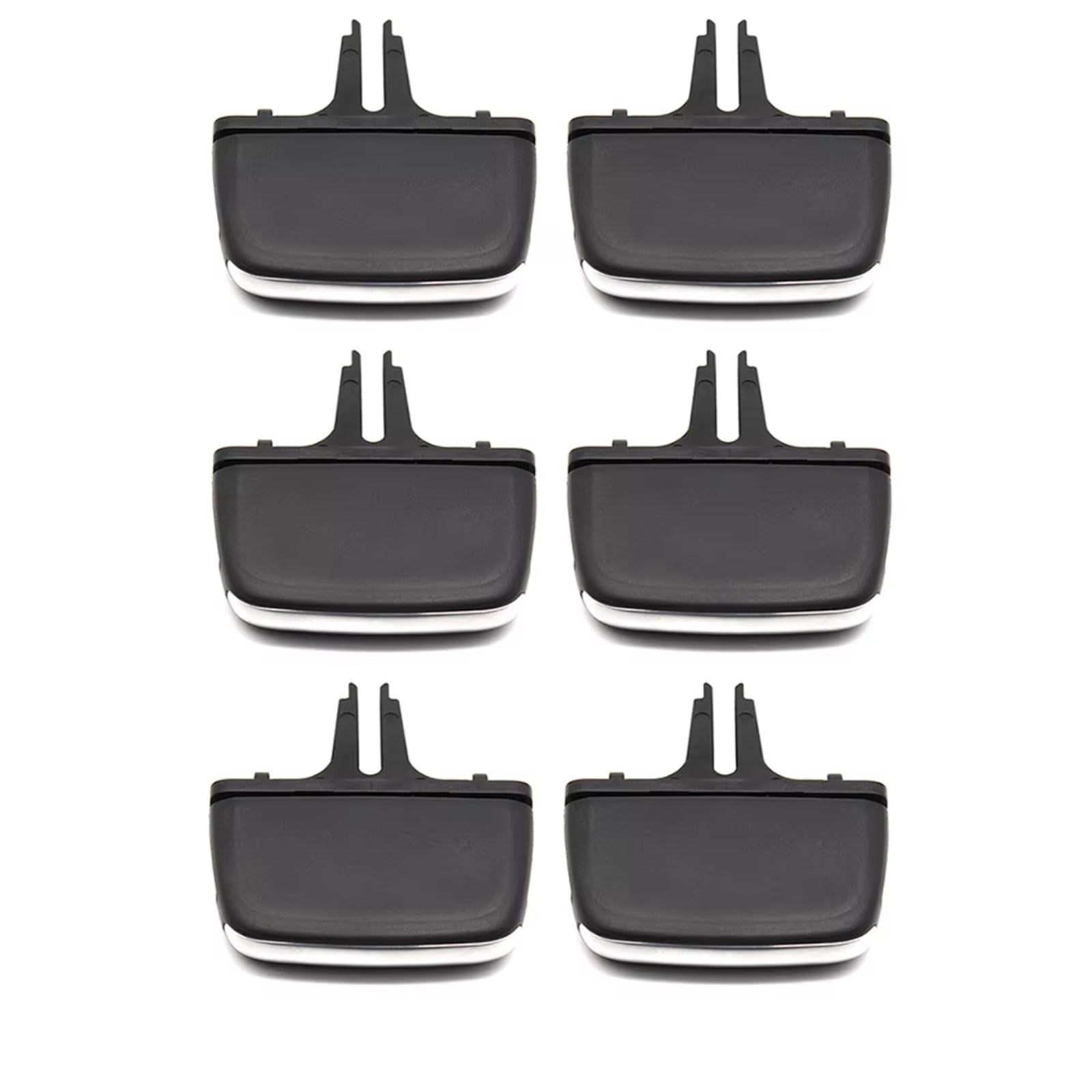 NOVEMS Klimaanlage Lüftungsdüse Für Volvo Für XC90 2016-2024 32219347 Auto Vorne Hinten Klimaanlage AC Vent Grille Outlet Slider Knob Tab Clip Reparatur Kit Lüftungsgitter Autos(6 Piece) von NOVEMS