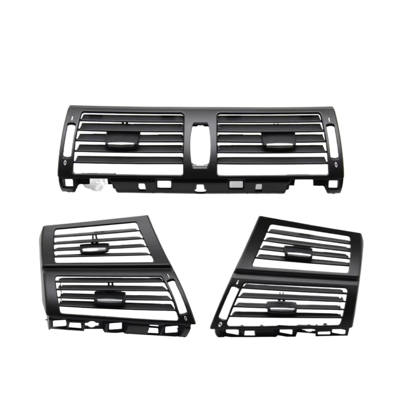 NOVEMS Klimaanlage Lüftungsdüse Für X5 X6 E70 E71 E72 2007-2013 LHD RHD Vorne Zentral Links Rechts Hinten Klimaanlage AC Vent Grille Outlet Abdeckung Lüftungsgitter Autos(Front Set) von NOVEMS