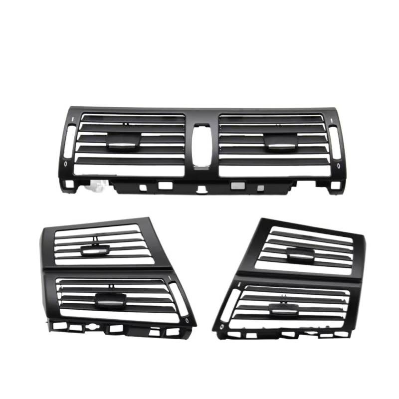 NOVEMS Klimaanlage Lüftungsdüse Für X5 X6 E70 E71 E72 2007-2013 LHD RHD Vorne Zentral Links Rechts Hinten Klimaanlage AC Vent Grille Outlet Abdeckung Lüftungsgitter Autos(Front Set) von NOVEMS
