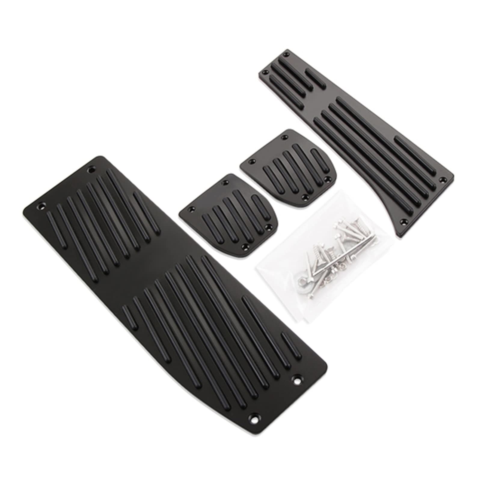 Pedalkappen Für 3 5 Serie E30 E32 E34 E36 E38 E39 E46 E87 E90 E91 Für X5 Für X3 Z3 Accelerator Bremse Fußstütze Pedal Pads Pedalauflage(Black Drill for MT) von NOVEMS