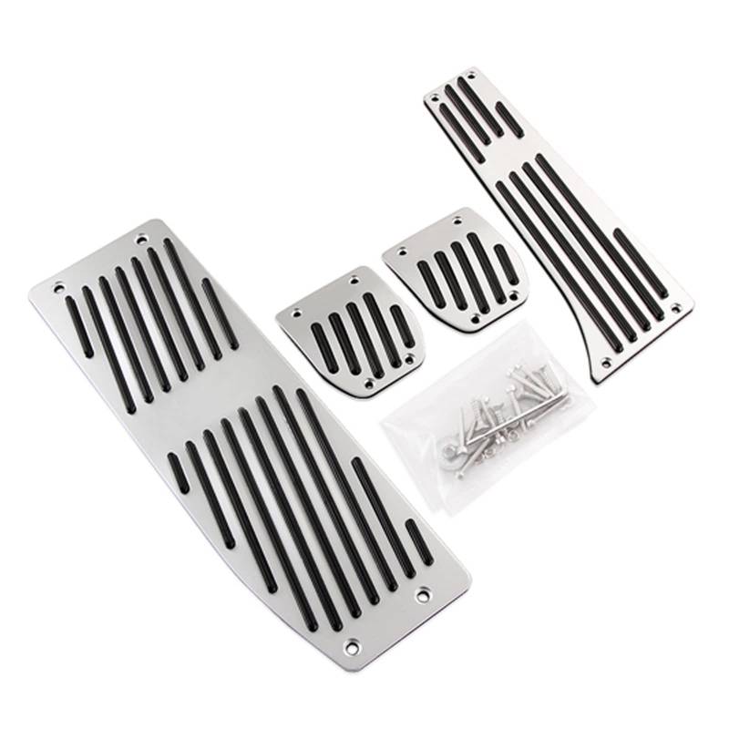 Pedalkappen Für 3 5 Serie E30 E32 E34 E36 E38 E39 E46 E87 Für X5 Für X3 Z3 Fuß Rest Kraftstoff Brems Gas Pedal Pads Abdeckungen Auto Pedalauflage(Drill 4pieces for MT) von NOVEMS