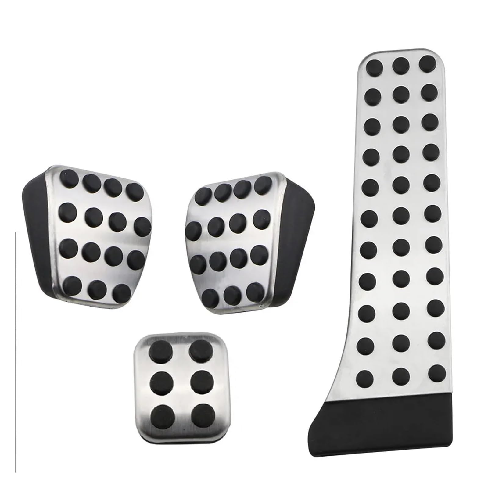 Pedalkappen Für Benz W124 W202 W203 W140 W208 W210 W211 W220 R170 R171 R-Klasse Bremse Kupplung Pedal Pad Abdeckung Auto Pedale Pedalauflage(MT Without Rest) von NOVEMS