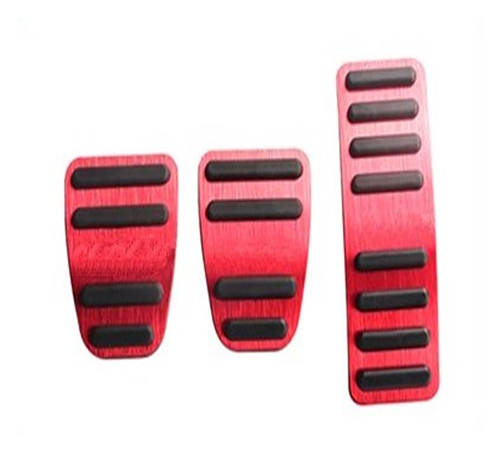 Pedalkappen Für Chery Für Jetour Für Schneidigen 2022 2023 Auto Accelerator Kraftstoff Gas Brems Kupplung Pedale Abdeckung Anti-Slip Pads Fall Pedalauflage(MT Red) von NOVEMS