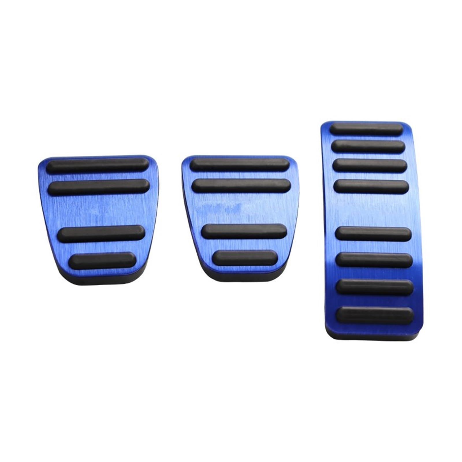 Pedalkappen Für Chery Für Omoda 5 Für C5 FX 2022-2024 Aluminium Auto Fuß Accelerator Gas Bremspedale Kupplung Abdeckung Anti-Slip Pads Pedalauflage(MT Blue) von NOVEMS