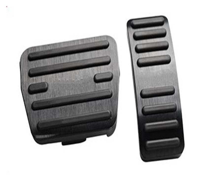 Pedalkappen Für Chery Für Tiggo 7 8 Für Pro Für Plus Für Tiggo 2 3X 4 5X Für Tiggo7 Auto Gaspedal Bremspedal Abdeckung Pedalauflage(AT Black) von NOVEMS