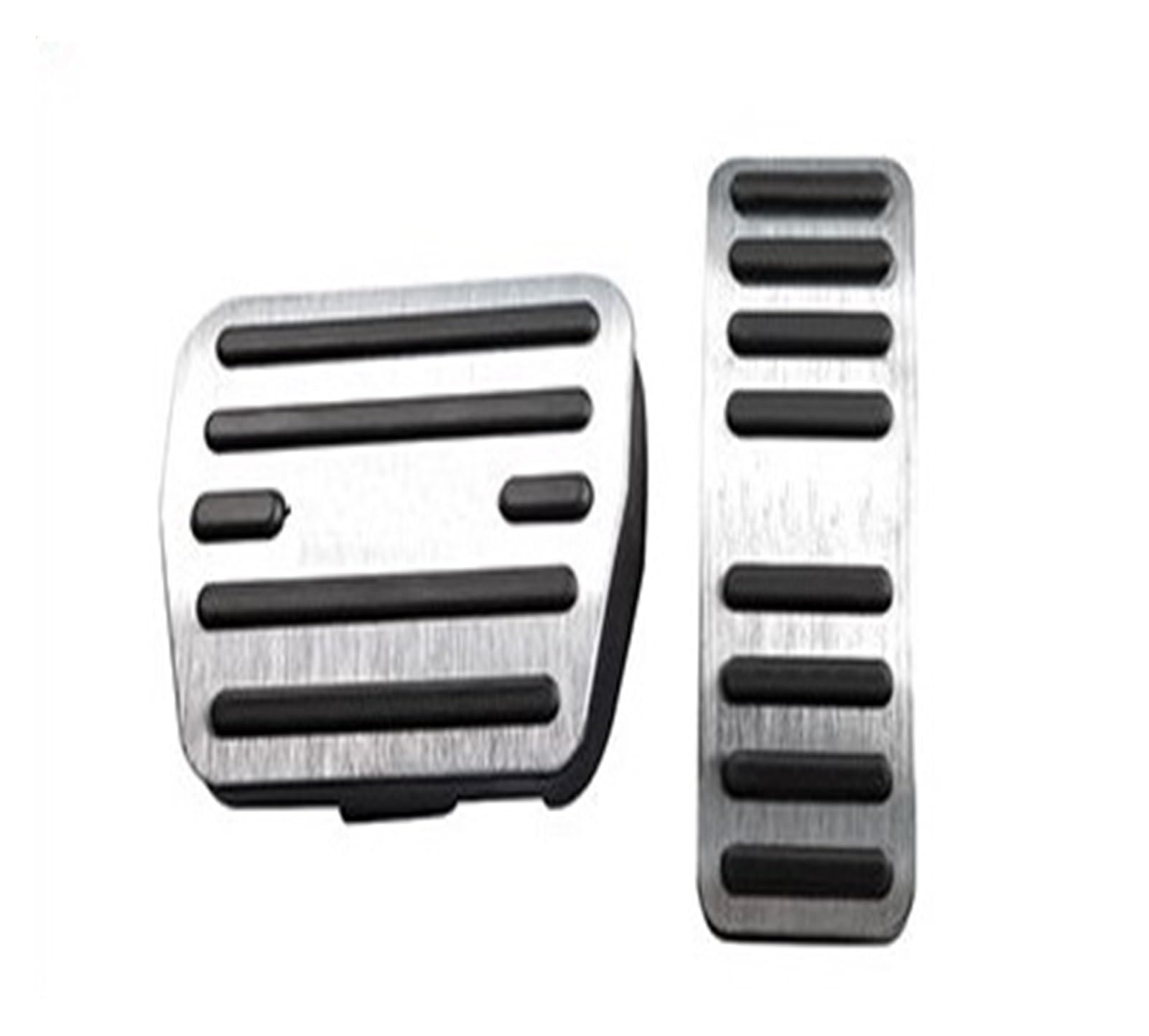 Pedalkappen Für Chery Für Tiggo 7 8 Für Pro Für Plus Für Tiggo 2 3X 4 5X Für Tiggo7 Auto Gaspedal Bremspedal Abdeckung Pedalauflage(AT Silver) von NOVEMS