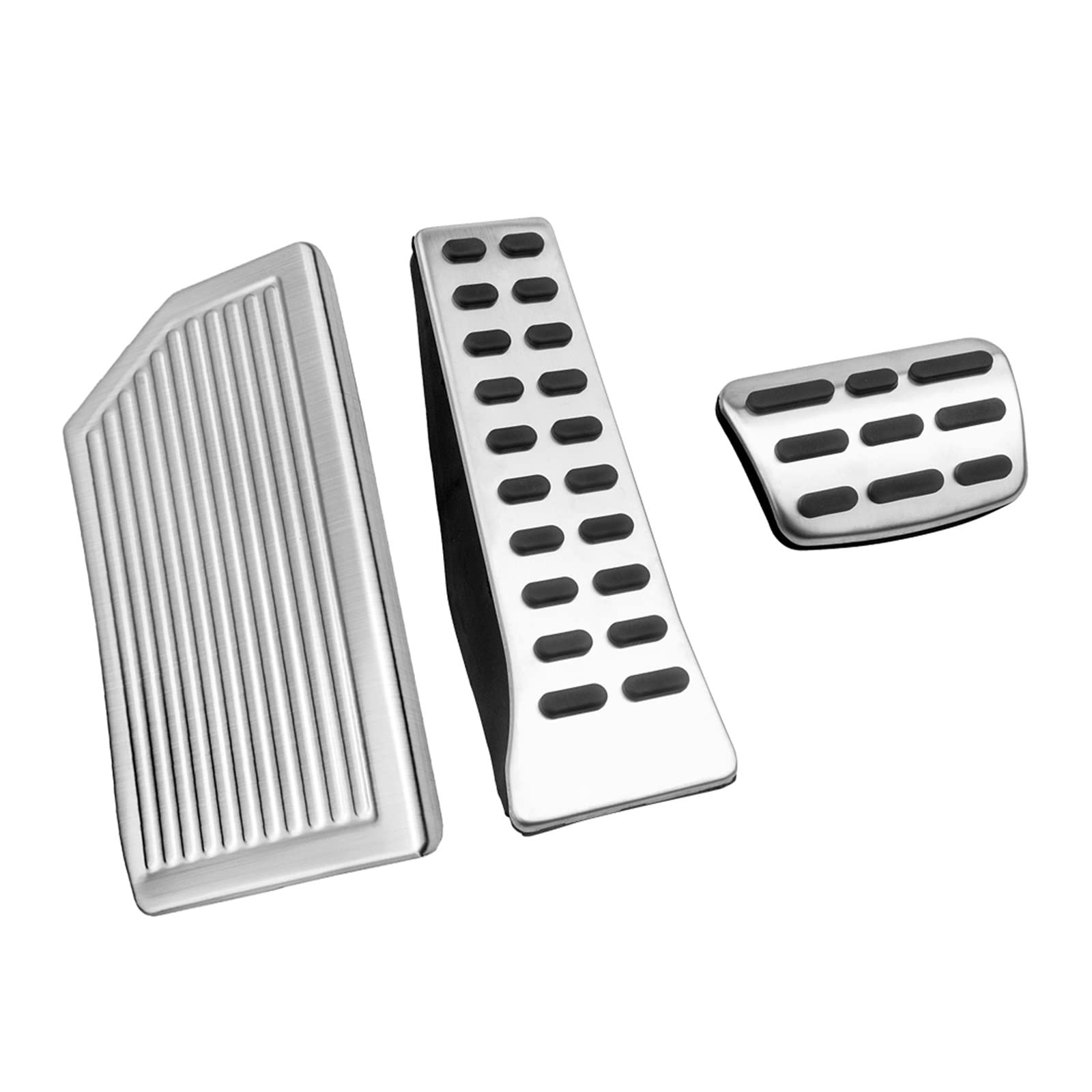 Pedalkappen Für Hyundai Für Tucson TL 2015-2020 Auto Accelerator Kraftstoff Bremse Kupplung Pedal Abdeckung Fußstütze Pedale Anti-Slip Pad Pedalauflage(AT Footrest) von NOVEMS