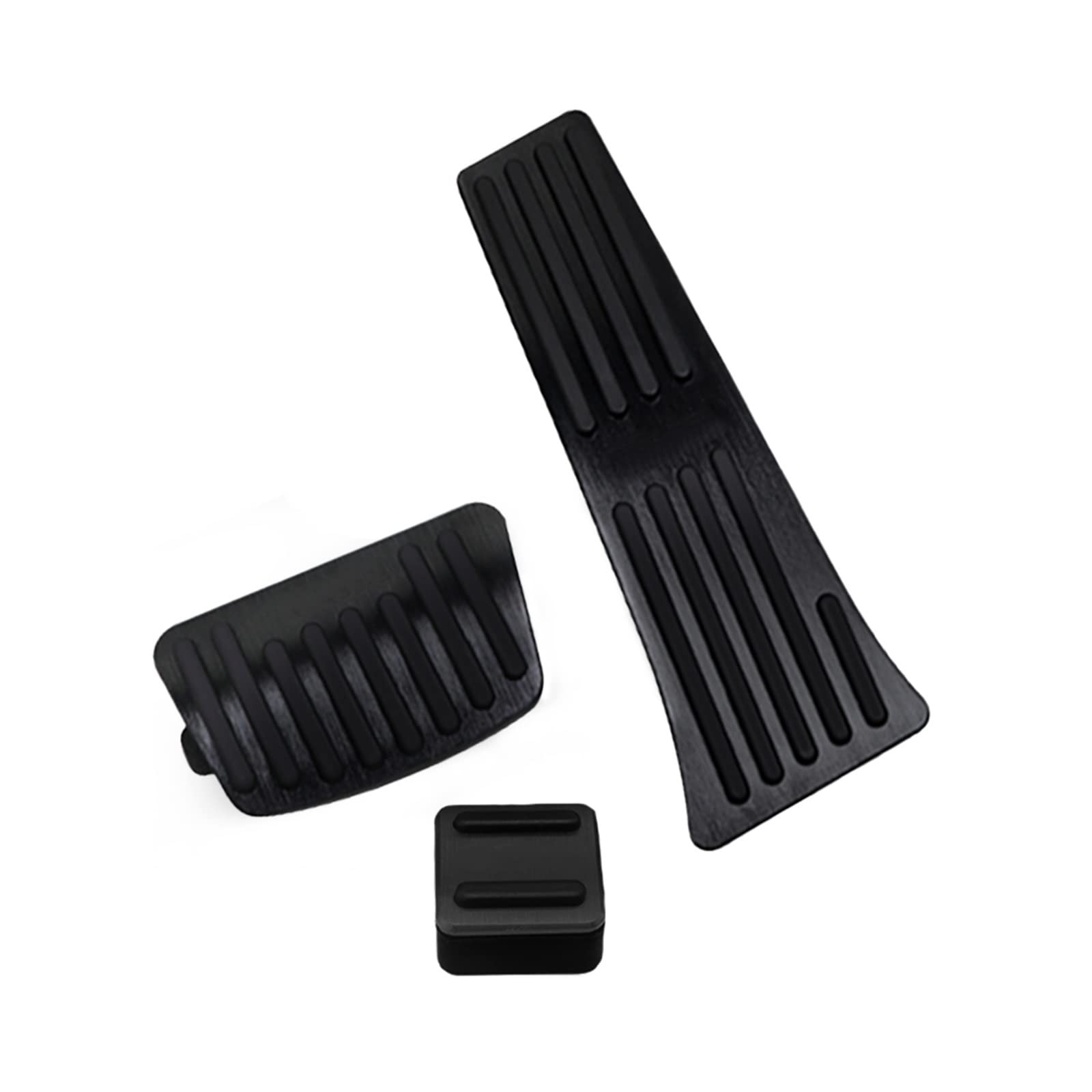 Pedalkappen Für Hyundai Für Tucson TL 2015-2020 Auto Accelerator Kraftstoff Bremse Kupplung Pedal Abdeckung Fußstütze Pedale Anti-Slip Pad Pedalauflage(Black AT 3pieces) von NOVEMS