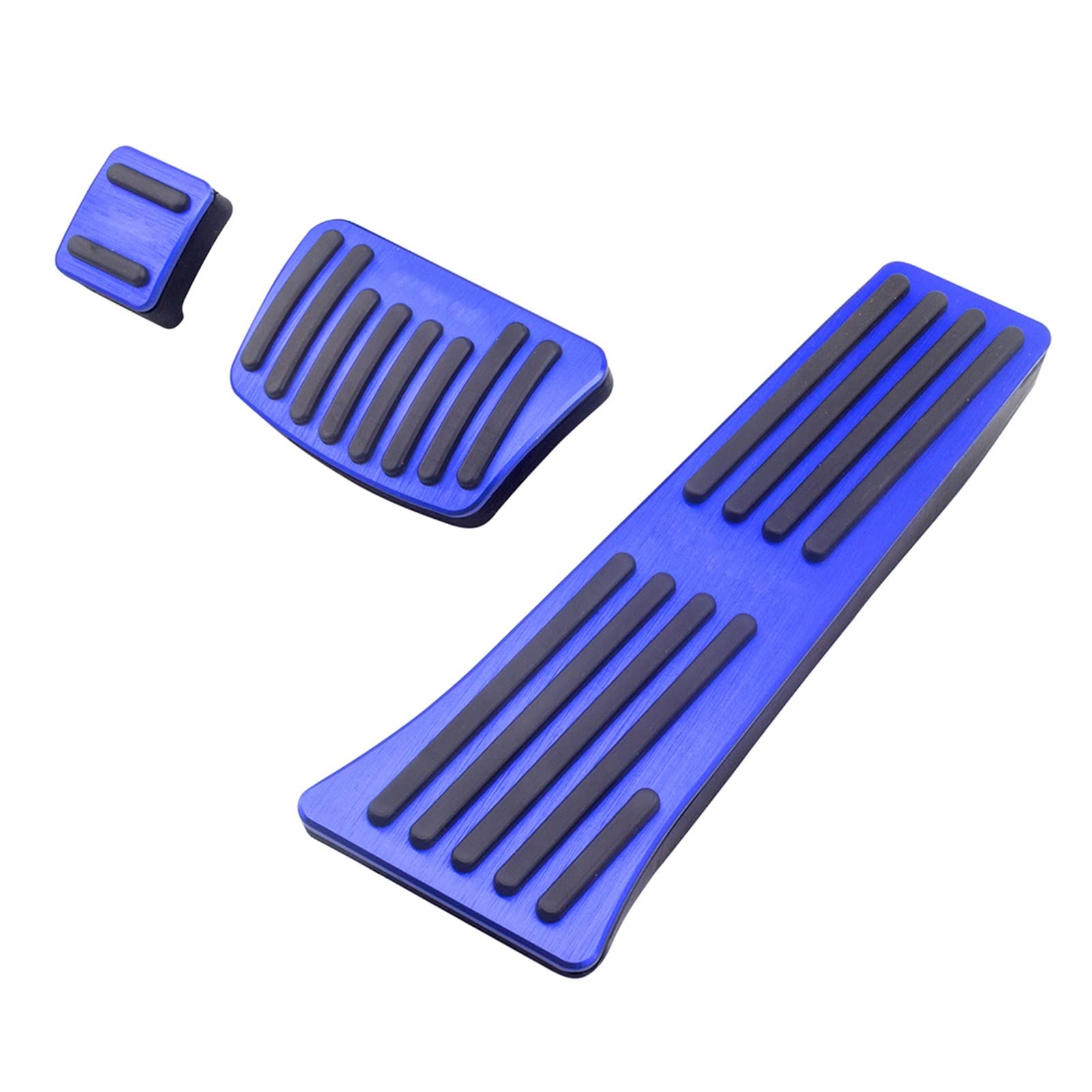 Pedalkappen Für Hyundai Für Tucson TL 2015-2020 Auto Accelerator Kraftstoff Bremse Kupplung Pedal Abdeckung Fußstütze Pedale Anti-Slip Pad Pedalauflage(Blue AT 3pieces) von NOVEMS