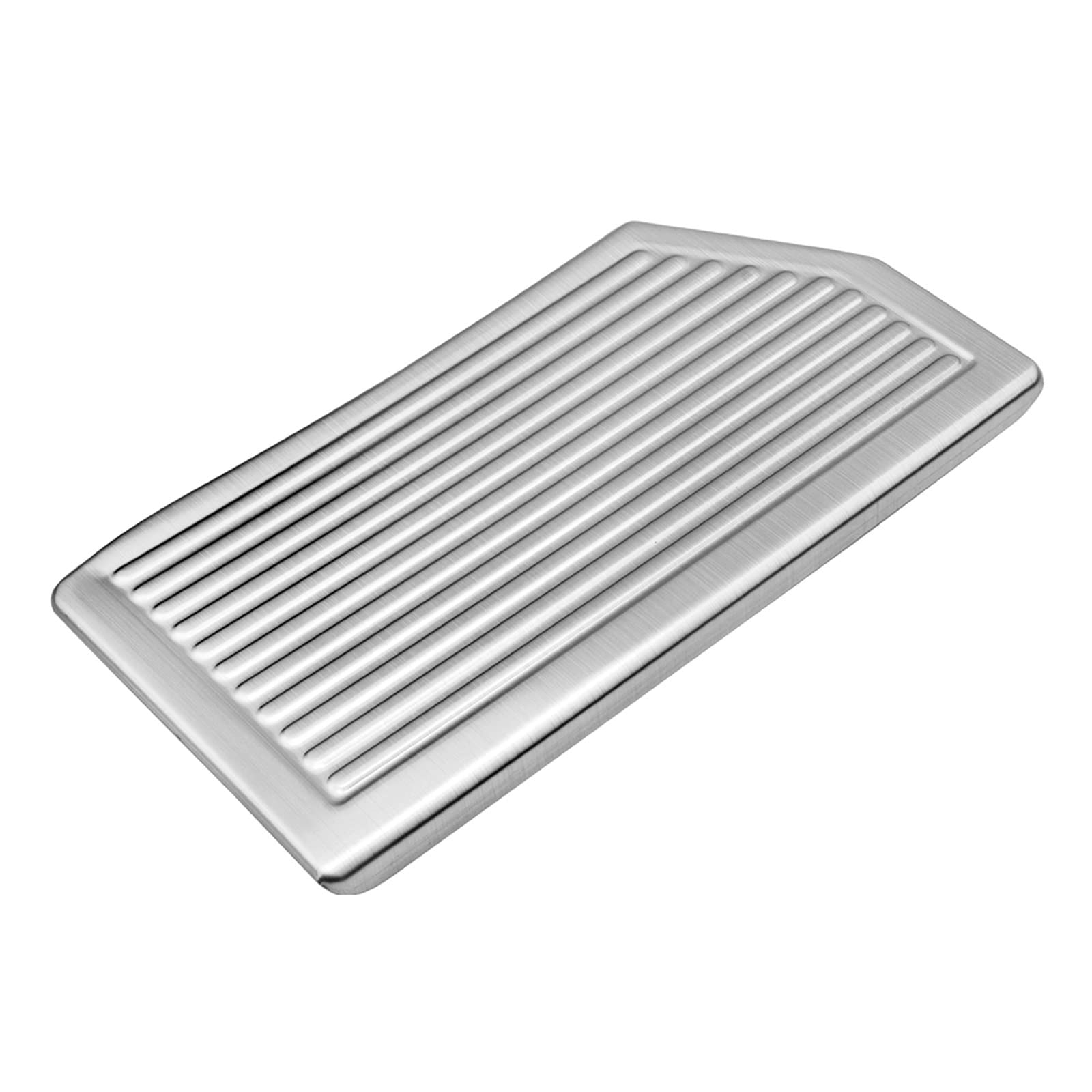 Pedalkappen Für Hyundai Für Tucson TL 2015-2020 Auto Accelerator Kraftstoff Bremse Kupplung Pedal Abdeckung Fußstütze Pedale Anti-Slip Pad Pedalauflage(Footrest Pedal 1piece) von NOVEMS
