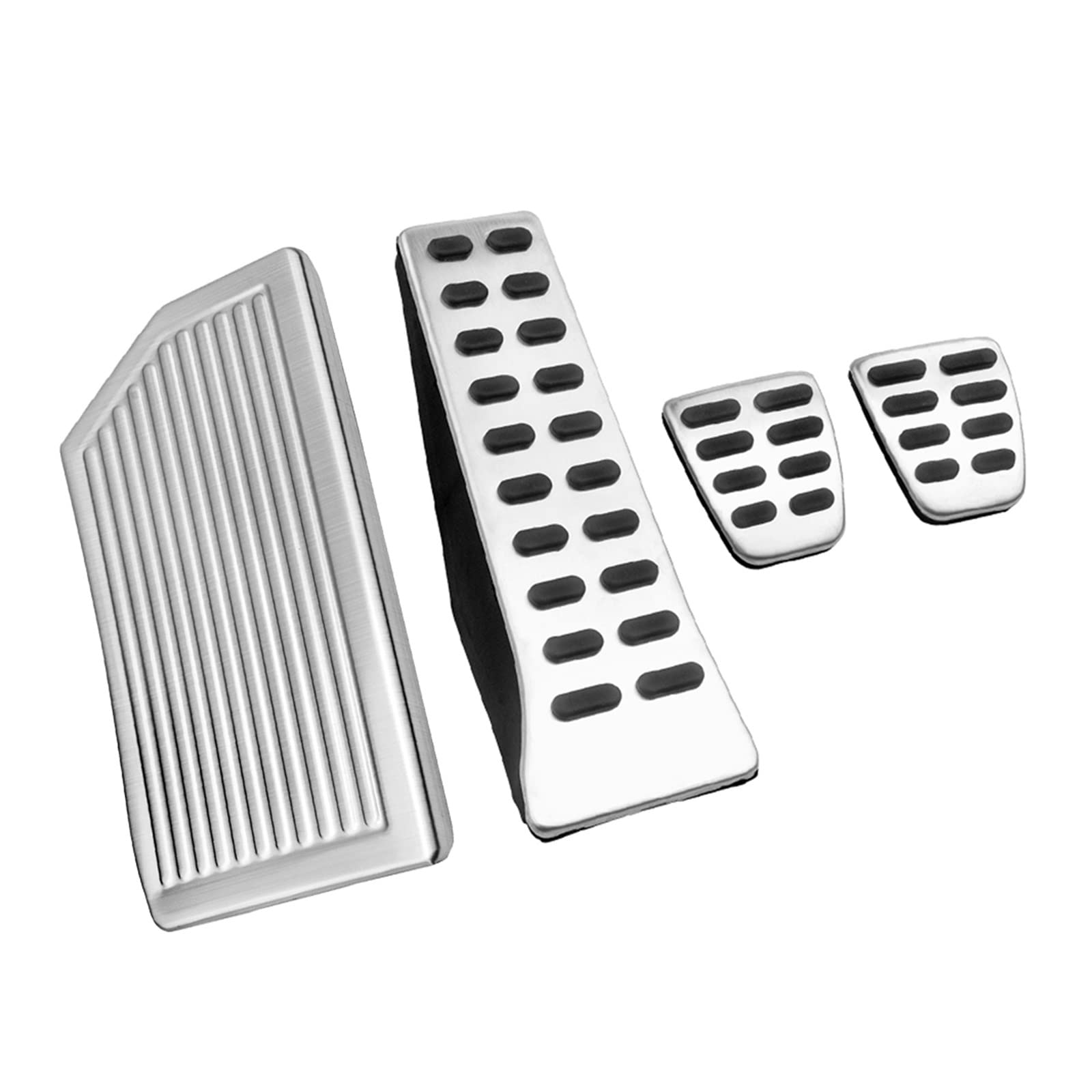Pedalkappen Für Hyundai Für Tucson TL 2015-2020 Auto Accelerator Kraftstoff Bremse Kupplung Pedal Abdeckung Fußstütze Pedale Anti-Slip Pad Pedalauflage(MT Footrest) von NOVEMS