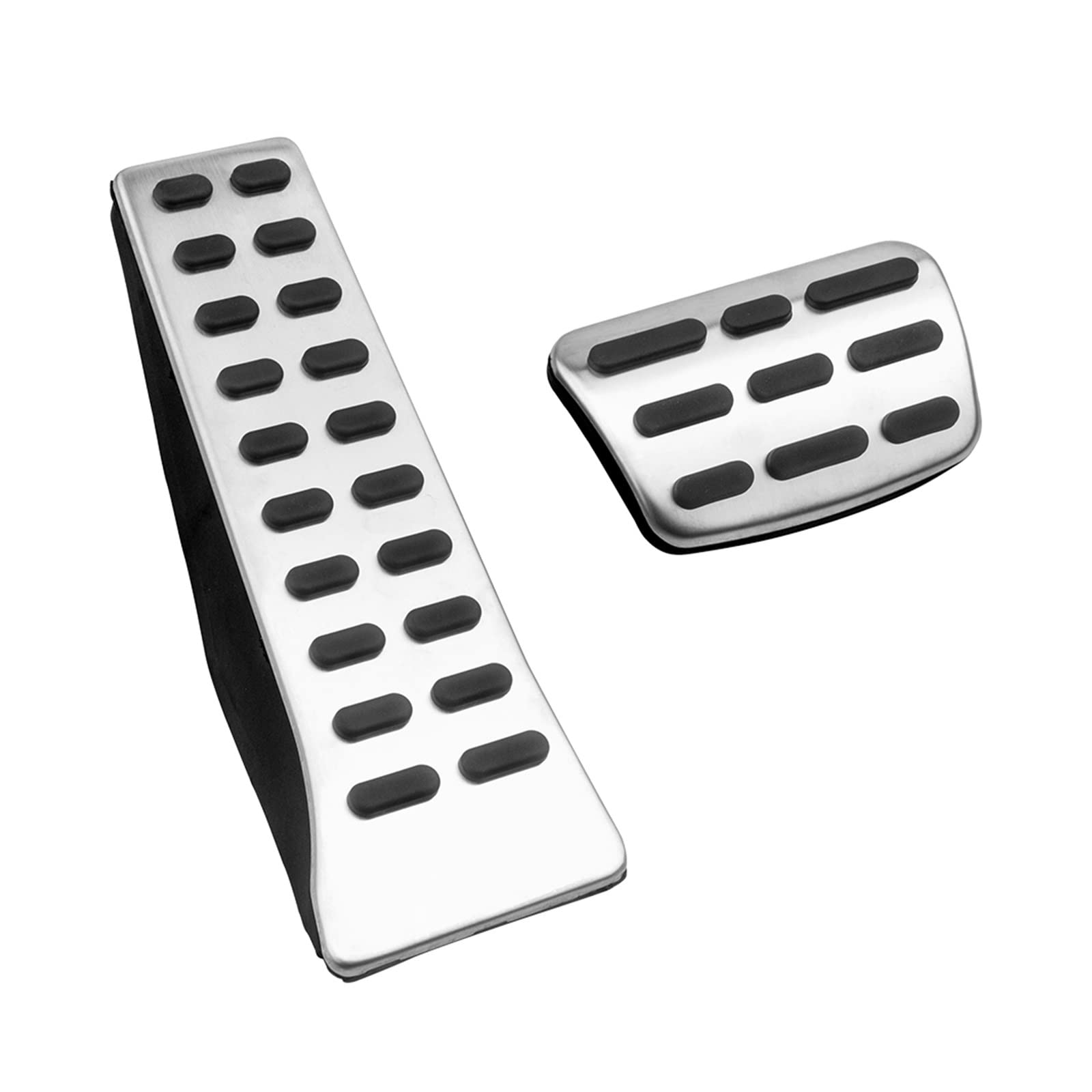 Pedalkappen Für Hyundai Für Tucson TL 2015-2020 Auto Accelerator Kraftstoff Bremse Kupplung Pedal Abdeckung Fußstütze Pedale Anti-Slip Pad Pedalauflage(Without Logo AT 2pieces) von NOVEMS