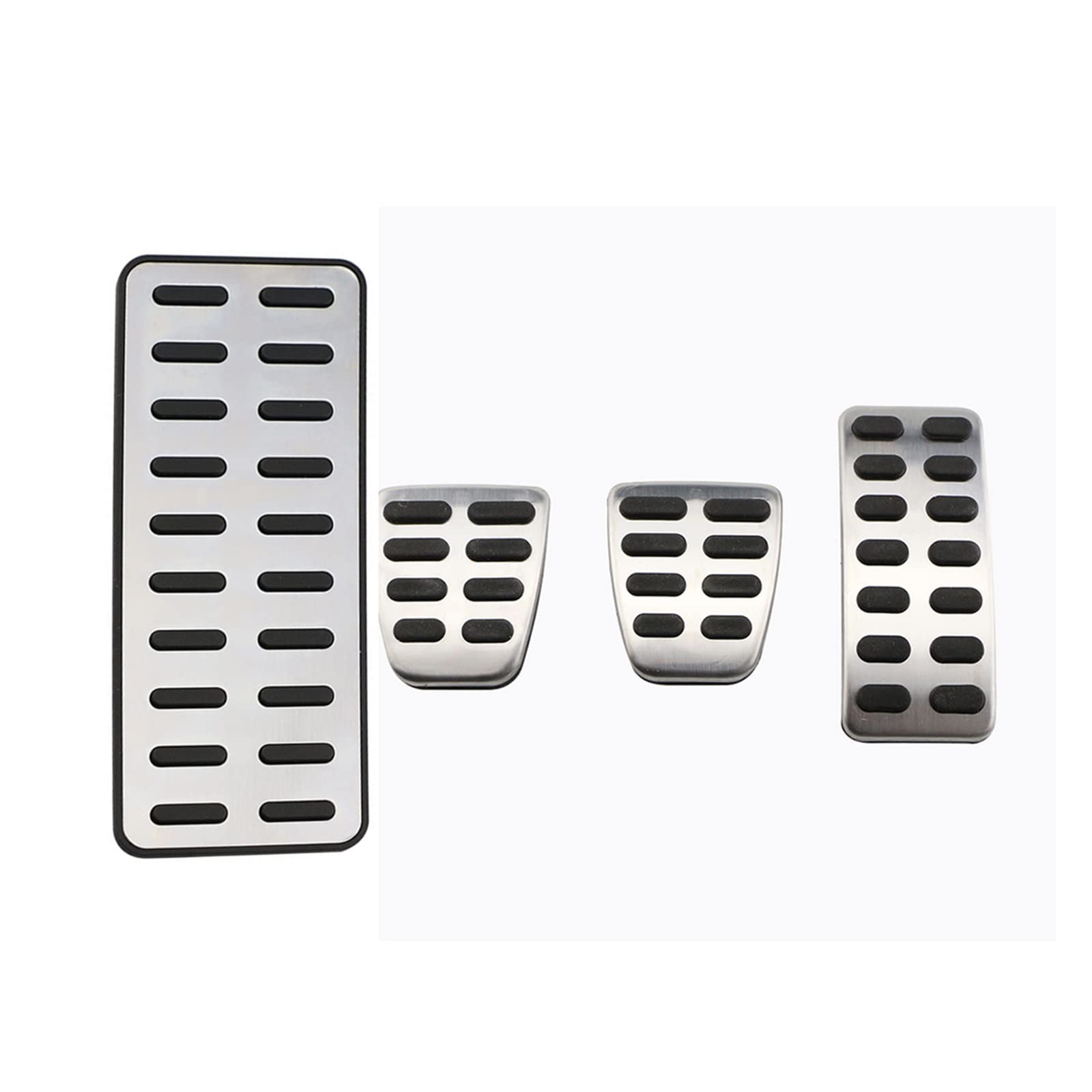 Pedalkappen Für Kia Für Rio Für Soul K2 KX3 Auto Pedale Gas Beschleuniger Bremse Kupplung Fußstütze Pedal Abdeckung Pedalauflage(4pieces MT with rest) von NOVEMS