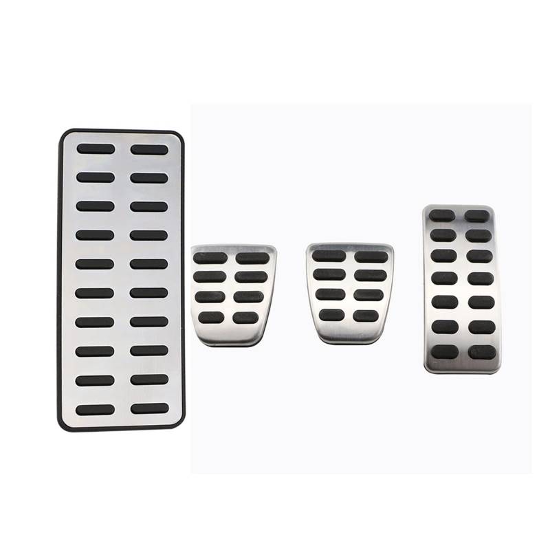 Pedalkappen Für Kia Für Rio Für Soul K2 KX3 Auto Pedale Gas Beschleuniger Bremse Kupplung Fußstütze Pedal Abdeckung Pedalauflage(4pieces MT with rest) von NOVEMS