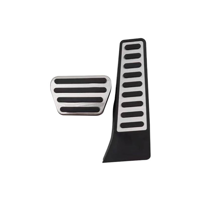 Pedalkappen Für Land Für Rover Für Range Für Vogue L322 2005-2012 Auto Kraftstoff Beschleuniger Bremspedal Abdeckung Pedalauflage(AT 2pieces) von NOVEMS