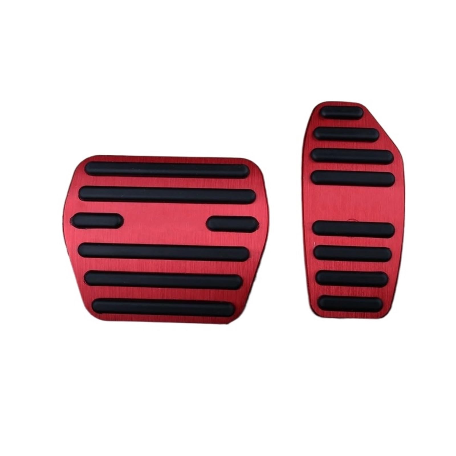 Pedalkappen Für Nissan Für Qashqai J11 J12 2014 2015 2016 2017-2023 Auto Kraftstoff Beschleuniger Bremspedale Abdeckung Pedalauflage(AT 2pieces Red) von NOVEMS