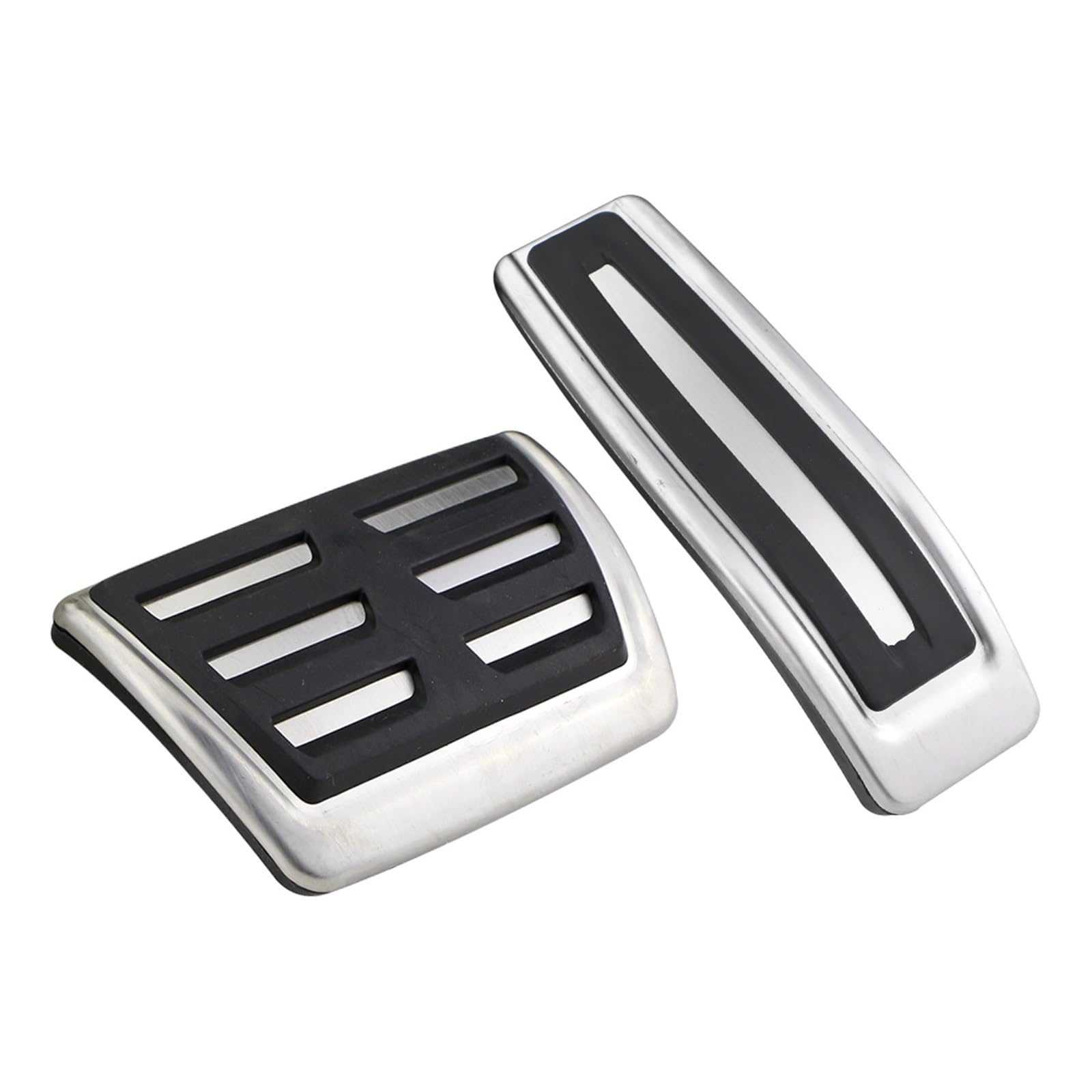 Pedalkappen Für Q7 4L SQ7 2007 2008 2009 2010 2011 2012 2013 2014 2015 Fall Auto Gas Brems Fußstütze Dead Pedal Abdeckung Pedalauflage(AT 2 pieces) von NOVEMS