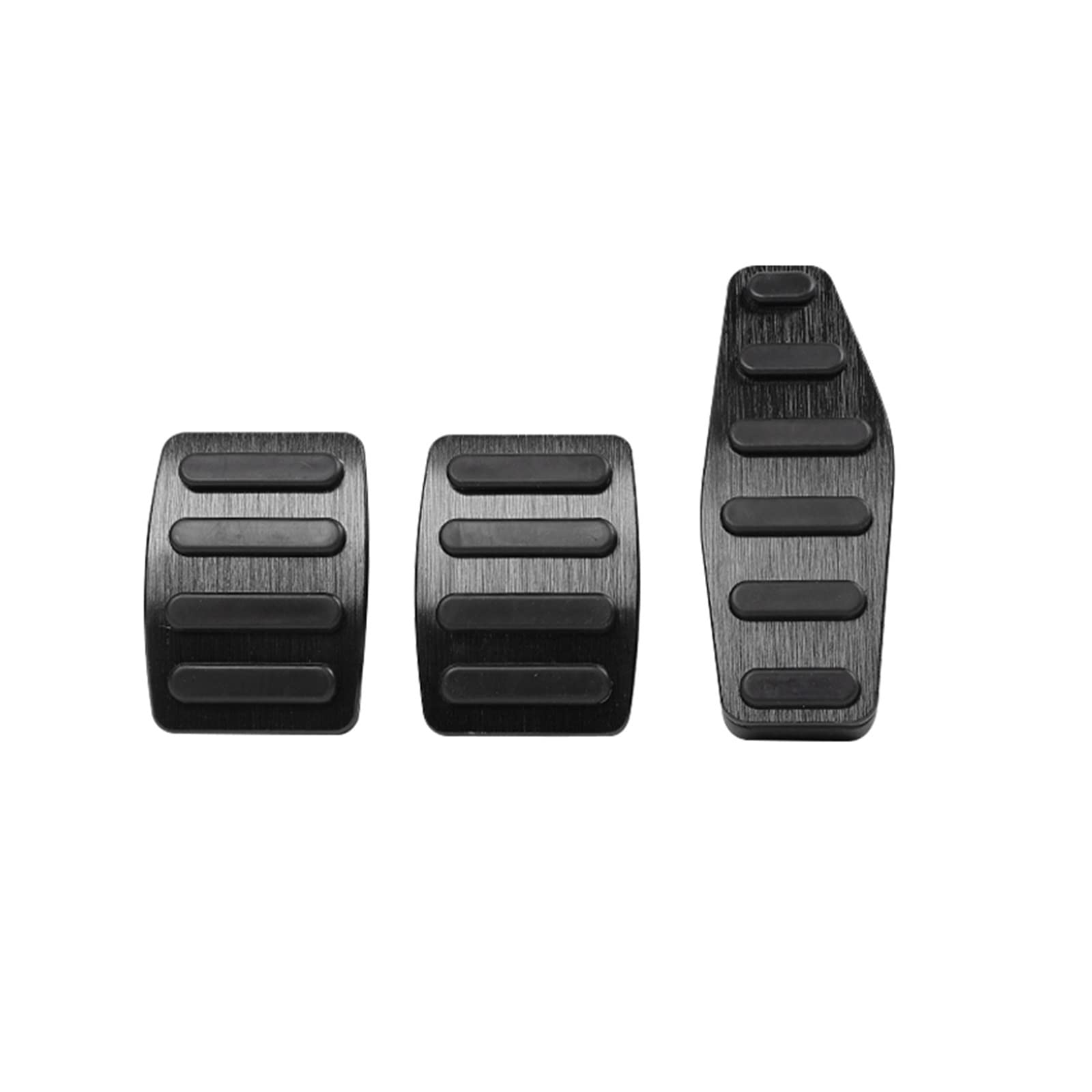Pedalkappen Für Suzuki Für Jimny Für Sierra JB64 JB74 2019-2022 Auto Fußstütze Pedal Accelerator Kraftstoff Bremspedale Abdeckung Anti-Slip Pads Pedalauflage(MT 3pieces Black) von NOVEMS