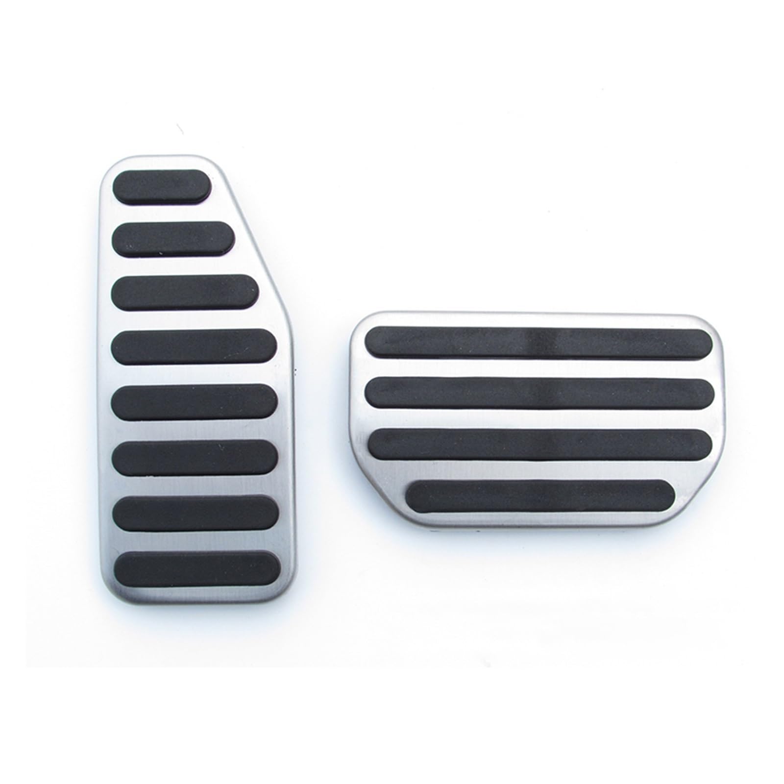 Pedalkappen Für Suzuki Für Swift 2009-2016 Aluminium Auto Fußstütze Pedal Gaspedal Kraftstoff Bremse Kupplung Pedale Abdeckung Pedalauflage(AT 2pieces) von NOVEMS