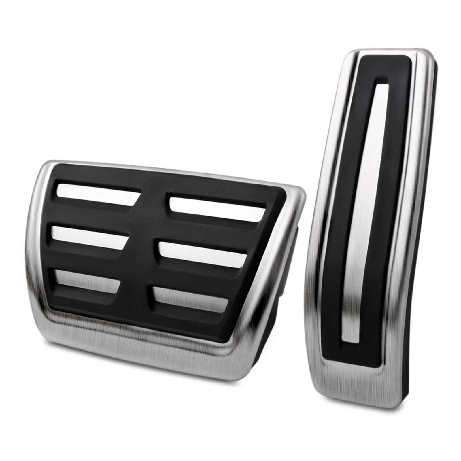 Pedalkappen Für Touareg Für Skoda Für Sitz (LHD) Auto Bremse Gaspedal Fußstütze Pedal Pedalauflage(2 pieces A) von NOVEMS