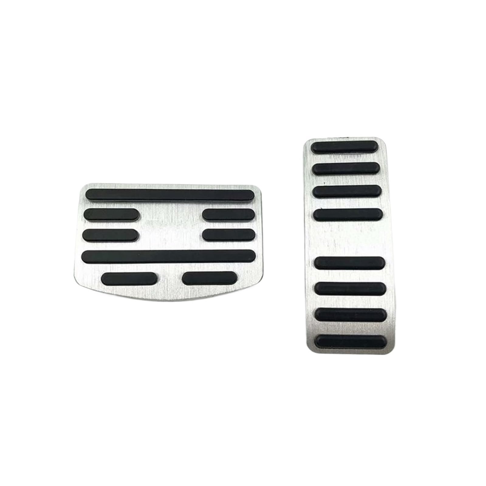 Pedalkappen Für Trumpchi GM6 M6 Für Pro 2019 2020 2021 Aluminium Auto Fuß Pedal Kraftstoff Beschleuniger Bremspedale Abdeckung Nicht-slip Pads Pedalauflage(Silber) von NOVEMS