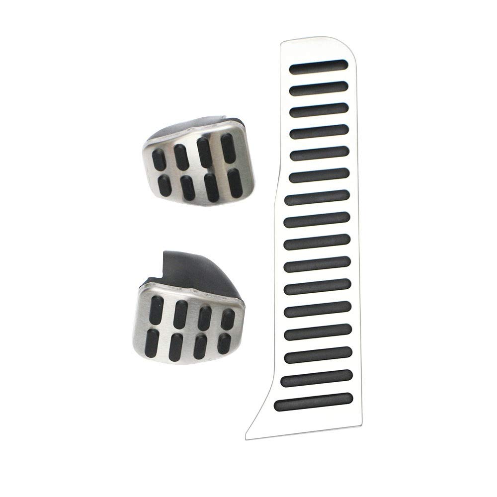Pedalkappen Für Vw Für Golf 5 Mk5 Für Golf 6 Mk6 Für Golf5 Für Golf6 2003-2013 Auto Pedal Abdeckung Edelstahl LHD Auto Pedale Pedalauflage(MT Without Rest) von NOVEMS