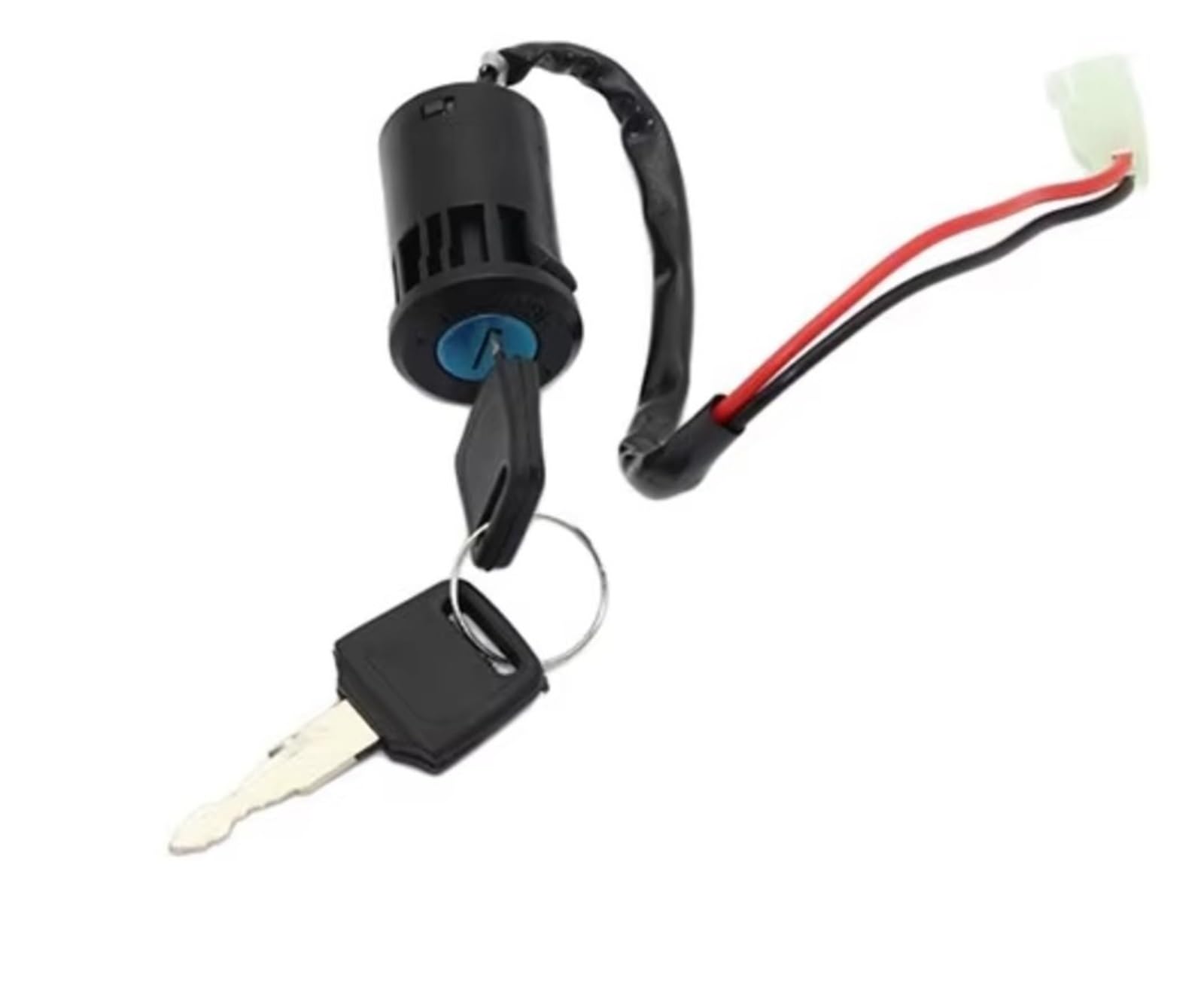 Zündschlüsselschalter 2 Drähte Zündschalter Mit 2 Schlüsseln EIN-/Aus-Sperre Für Elektroroller ATV Pocket-Bikes Motorrad Motorrad ATV Quad Bike 1Set Start Key Lock Schalter(Type 6) von NOVEMS