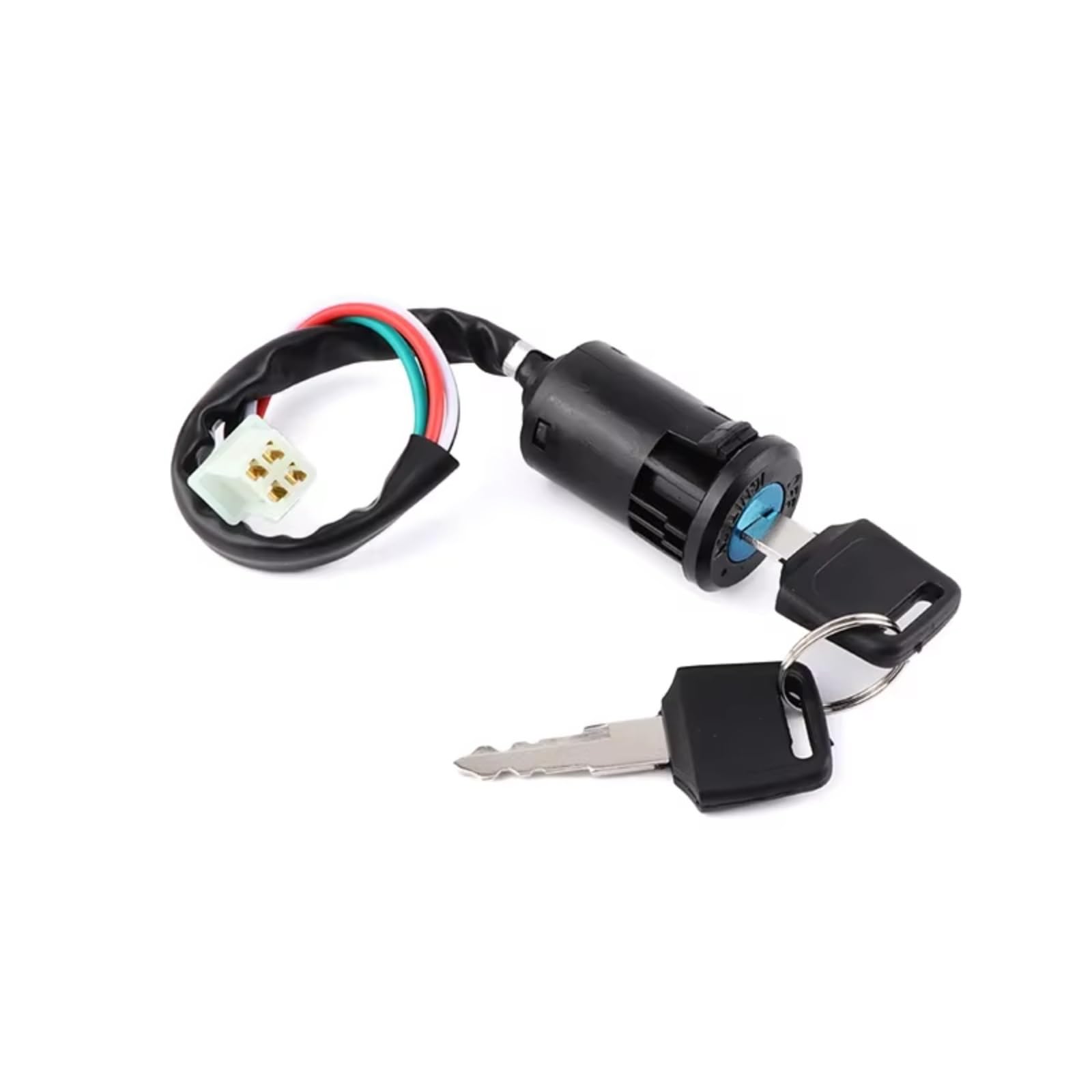 Zündschlüsselschalter Für 50cc 70cc 90cc 110cc 125cc 150cc 250cc ATV Buggy Quad Bike Motorrad Zubehör Zündschalter Mit 2 Schlüssel Schloss Start Key Lock Schalter(A) von NOVEMS