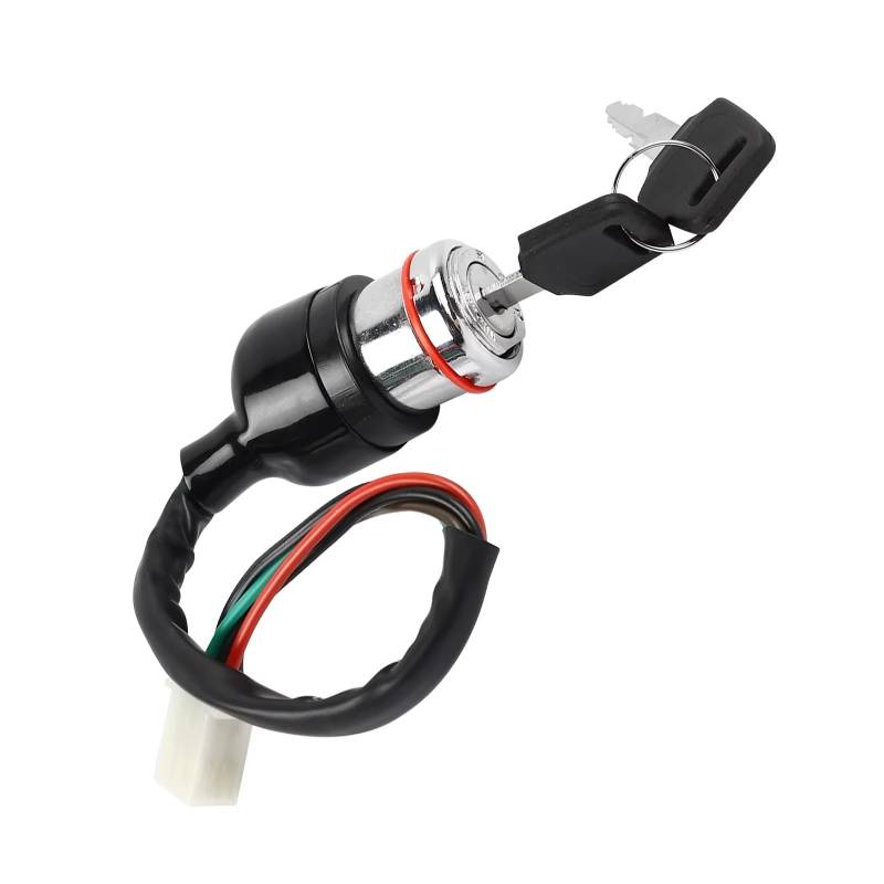 Zündschlüsselschalter Für 50cc 70cc 90cc 110cc 125cc ATV Quad Dirt Bike Motorrad Go Kart Motorrad Zündschlüssel Schalter 6 Drähte Auf Off Schloss Start Key Lock Schalter von NOVEMS