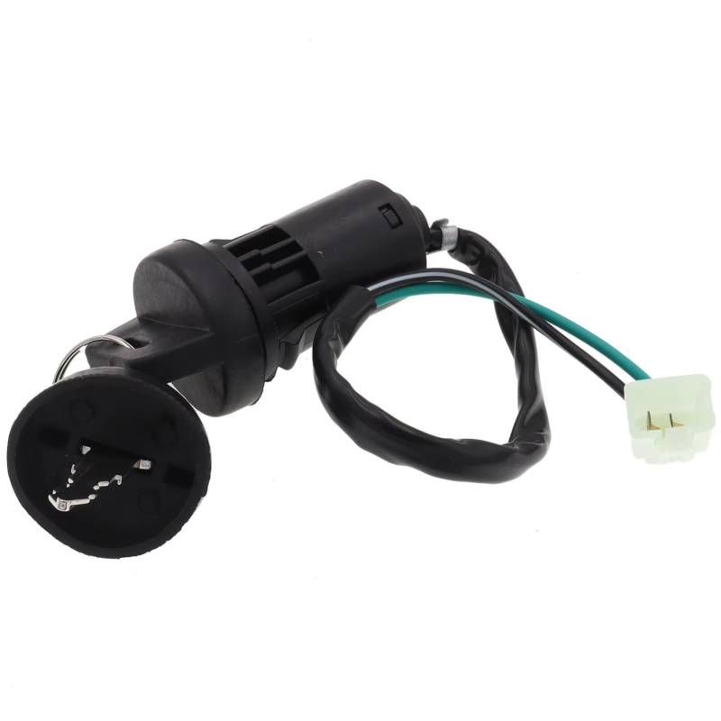 Zündschlüsselschalter Für ATV Go Kart Roller Motorrad ETC 2/4 Drähte Pins Zündung Starten Schalter Lock Key Start Key Lock Schalter(2 Wires Male Plug A) von NOVEMS
