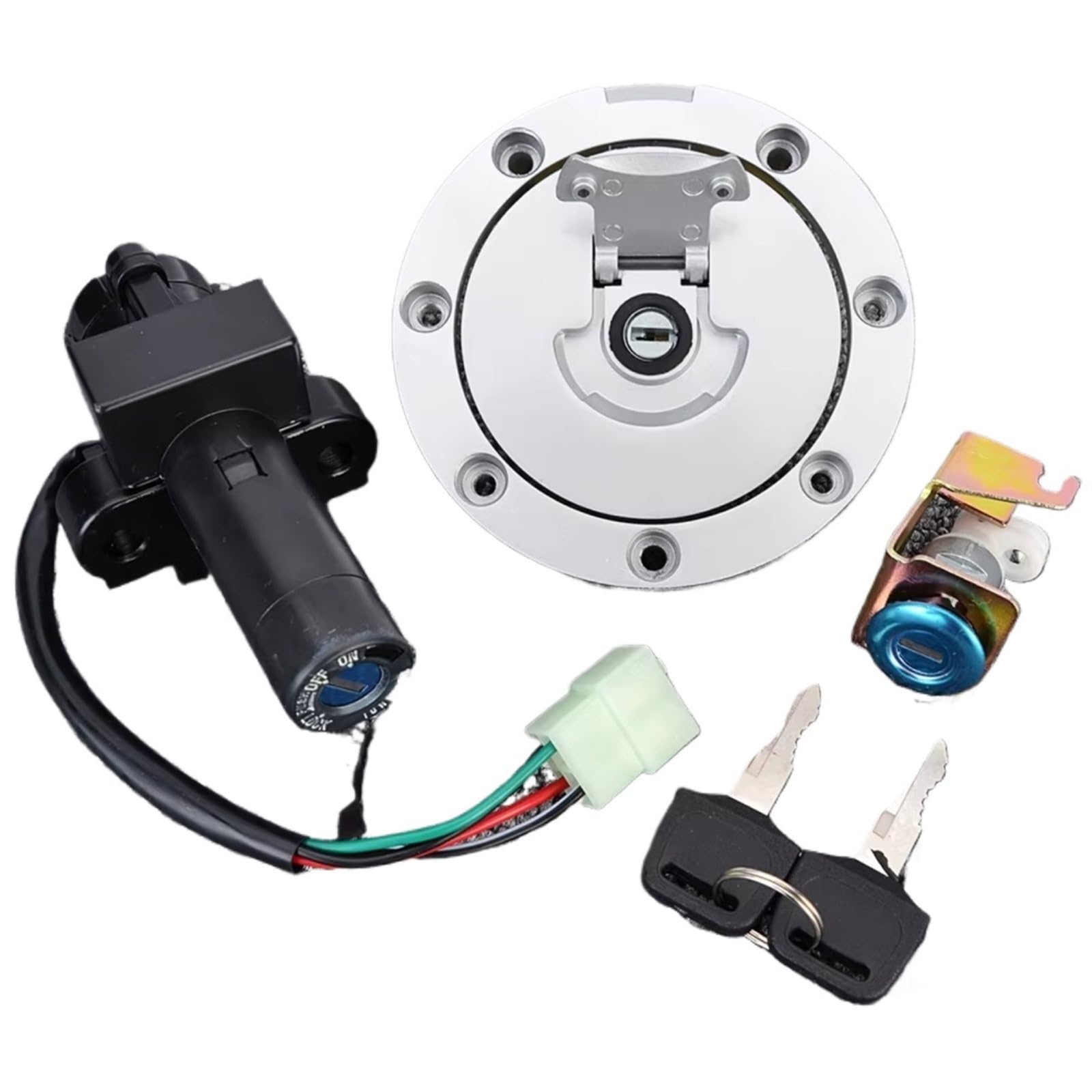Zündschlüsselschalter Für CB1300 CB750 F2 CB Seven Fifty RC42 35010-MW3-611 35010-MW3-610 Zündschloss Tankdeckel Sitzschloss Schlüsselsatz Start Key Lock Schalter Zündschlüsselschalter Für CB1300 CB750 F2 CB Seven Fifty RC42 35010-MW3-611 35010-MW3-610 Zündschloss Tankdeckel Sitzschloss Schlüsselsatz Start Key Lock Schalter von NOVEMS