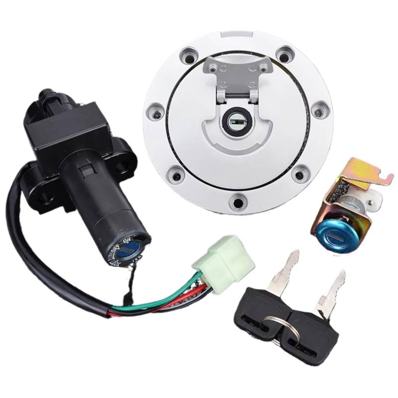 Zündschlüsselschalter Für CB1300 CB750 F2 CB Seven Fifty RC42 35010-MW3-611 35010-MW3-610 Zündschloss Tankdeckel Sitzschloss Schlüsselsatz Start Key Lock Schalter von NOVEMS