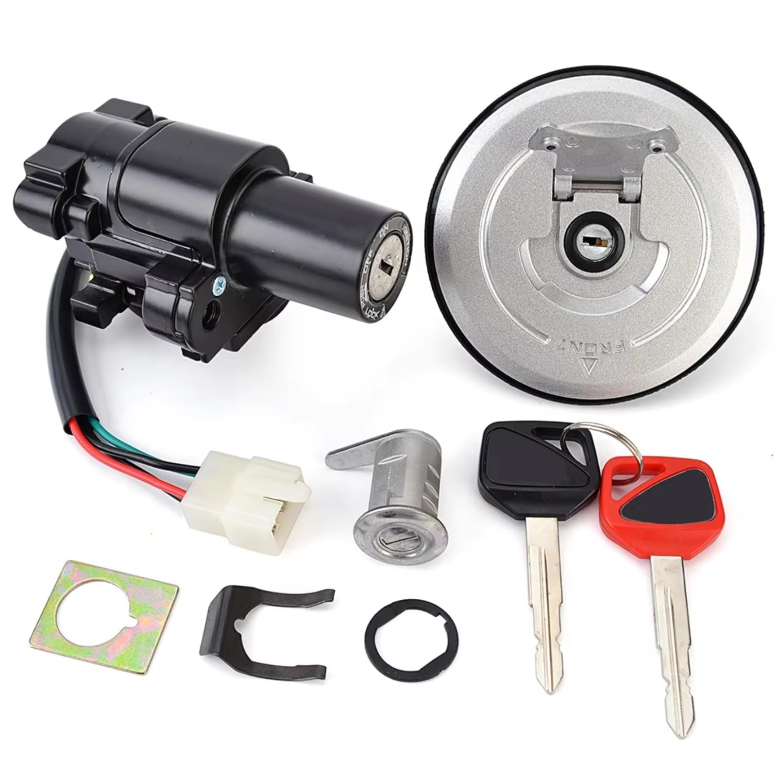 Zündschlüsselschalter Für CB250 Für Hornet 250/CB600F CB600F2Y Für Hornet S 600/CB 250 600F Tankdeckel Zündschloss Sitzschlossschlüssel Start Key Lock Schalter Zündschlüsselschalter Für CB250 Für Hornet 250/CB600F CB600F2Y Für Hornet S 600/CB 250 600F Tankdeckel Zündschloss Sitzschlossschlüssel Start Key Lock Schalter von NOVEMS