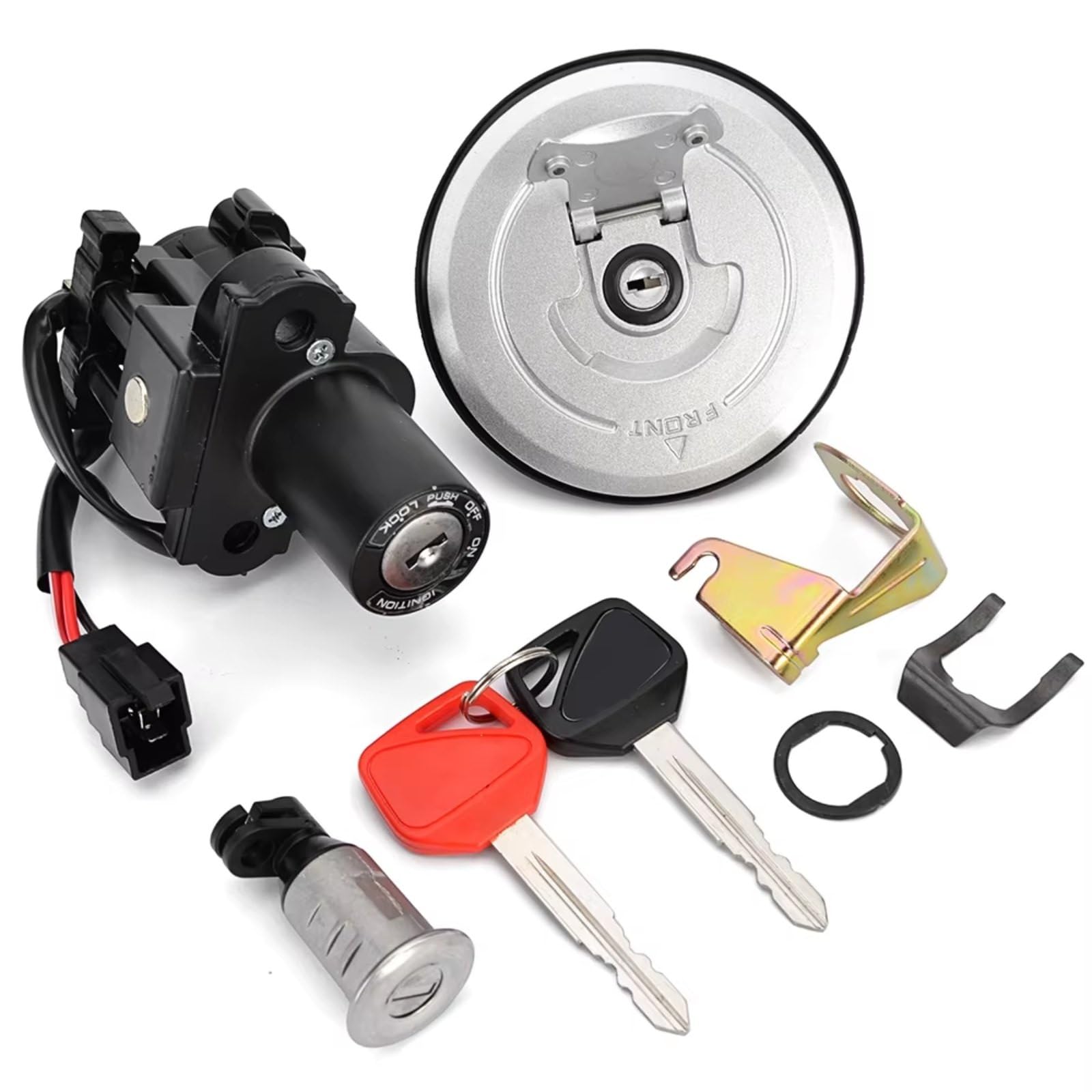 Zündschlüsselschalter Für CB250F CB250F CB300F CBR250R ABS Tricolor Für REPSOL Edition Zündschloss Tankdeckel Sitzschloss Key Kit Start Key Lock Schalter Zündschlüsselschalter Für CB250F CB250F CB300F CBR250R ABS Tricolor Für REPSOL Edition Zündschloss Tankdeckel Sitzschloss Key Kit Start Key Lock Schalter von NOVEMS