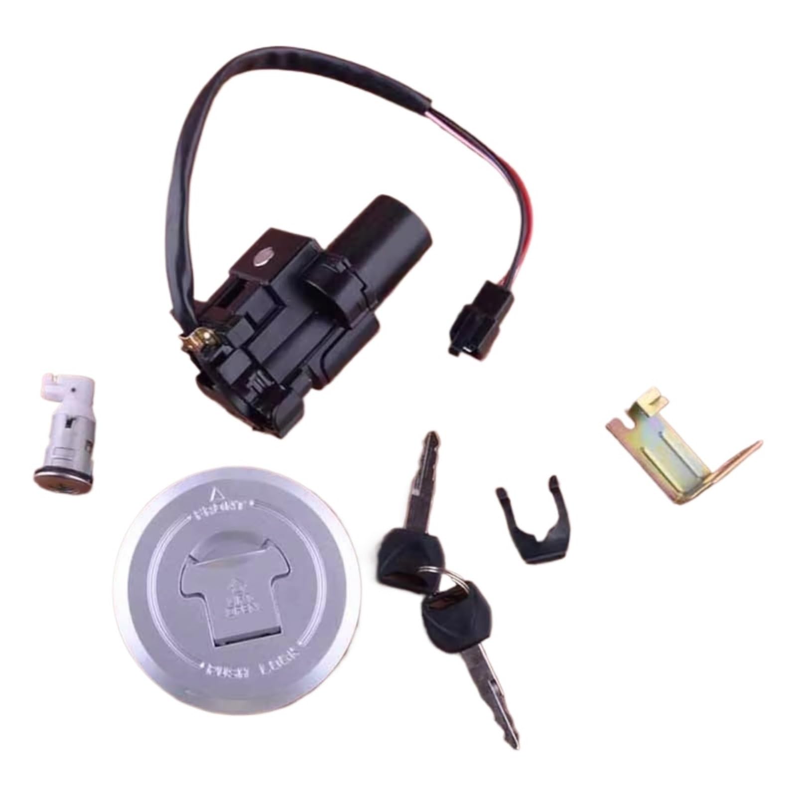 Zündschlüsselschalter Für CB250F CBR250R CB300F CBR300RA 35010-K33-700 Motorrad Zündschloss Sperrschlüssel Gas Tankdeckel Set Start Key Lock Schalter Zündschlüsselschalter Für CB250F CBR250R CB300F CBR300RA 35010-K33-700 Motorrad Zündschloss Sperrschlüssel Gas Tankdeckel Set Start Key Lock Schalter von NOVEMS