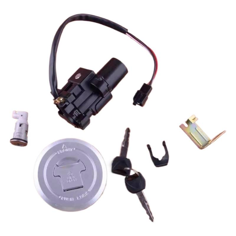 Zündschlüsselschalter Für CB250F CBR250R CB300F CBR300RA 35010-K33-700 Motorrad Zündschloss Sperrschlüssel Gas Tankdeckel Set Start Key Lock Schalter von NOVEMS