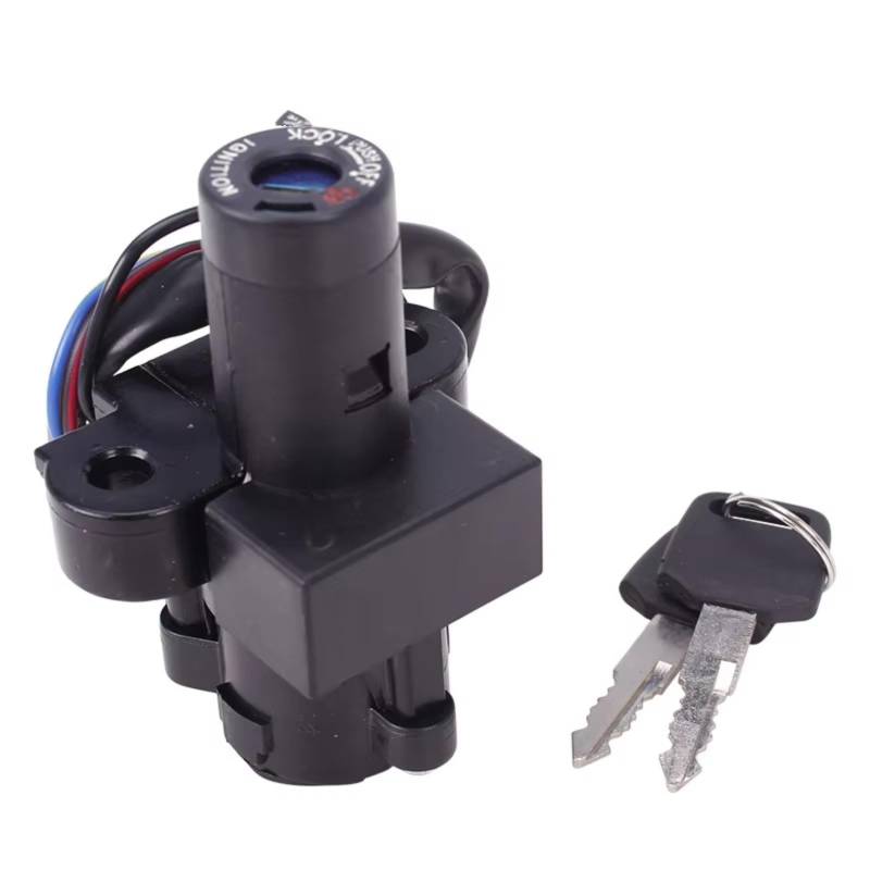 Zündschlüsselschalter Für CB400 1992-1998 CB-1 CB400SF Für Hornet 250 CB250 JADE250 VT250 Motorrad Zündschloss Sperren Mit Draht Und Schlüssel Start Key Lock Schalter von NOVEMS