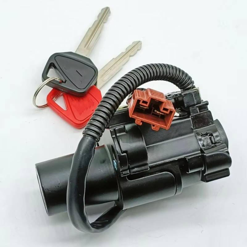 Zündschlüsselschalter Für CB500F/FA 2013-2018 CB500X/XA 2013-2018 CBR500R /RA 2013-2018 CB650F 2015 2016-2018 Zündschloss-Sperrschlüsselsatz Start Key Lock Schalter von NOVEMS