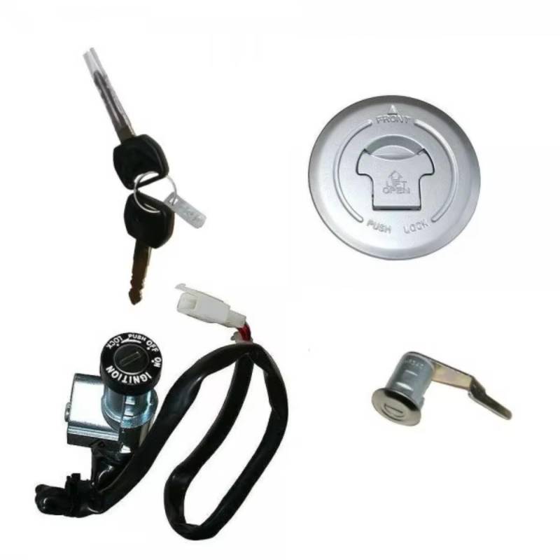 Zündschlüsselschalter Für CBF125 Motorrad 2009-2013 Modelle Motorrad Lock Set Zündschalter Komplette Zündung Kit 35010-KWF-950 Start Key Lock Schalter von NOVEMS