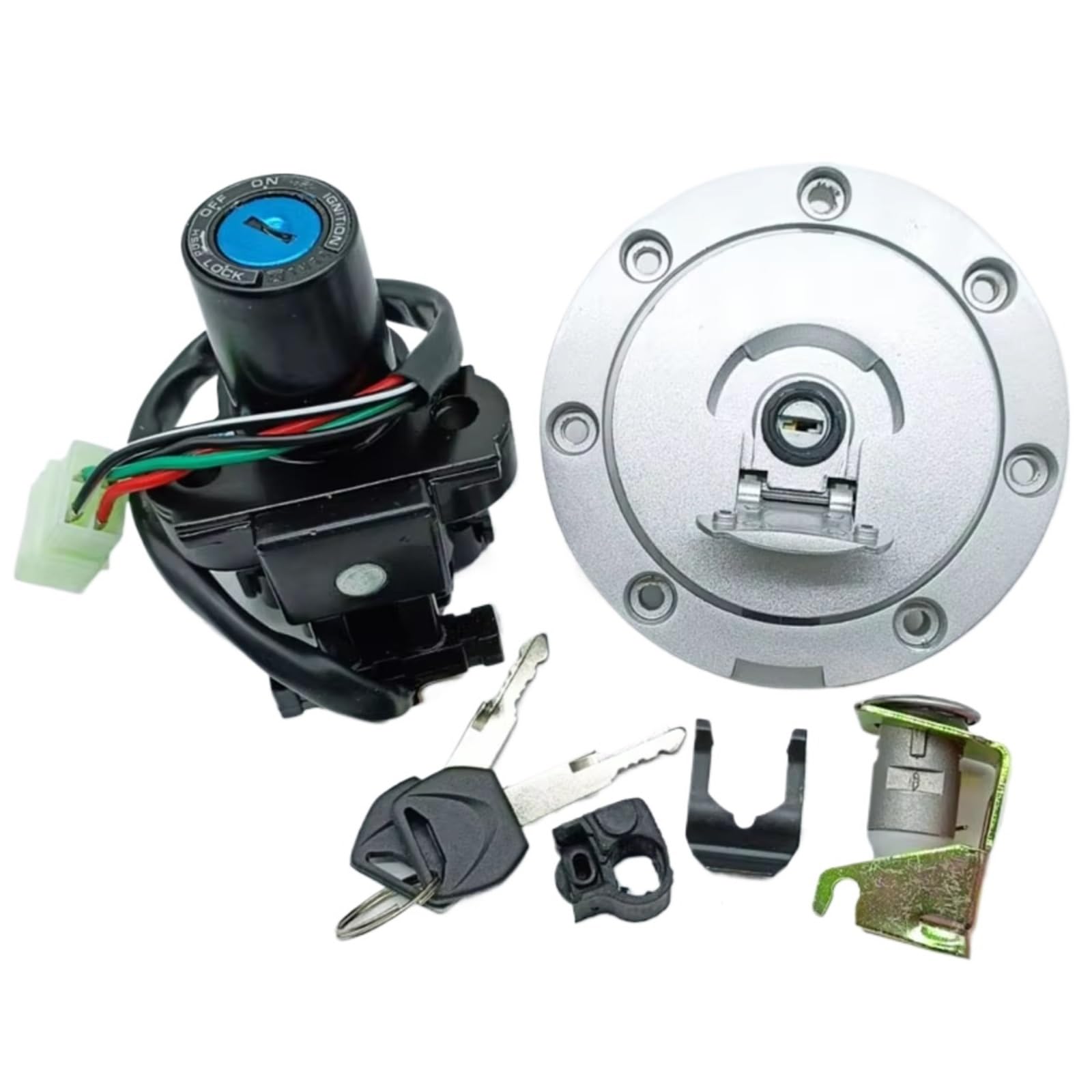 Zündschlüsselschalter Für CBR600 CBR600F PC35 1999-2006 CBR600 F4 F4I 2001/02-2006/CBR600RR 2003-2006 Zündschloss Schloss Tankdeckel Set Schlossschlüssel Start Key Lock Schalter Zündschlüsselschalter Für CBR600 CBR600F PC35 1999-2006 CBR600 F4 F4I 2001/02-2006/CBR600RR 2003-2006 Zündschloss Schloss Tankdeckel Set Schlossschlüssel Start Key Lock Schalter von NOVEMS