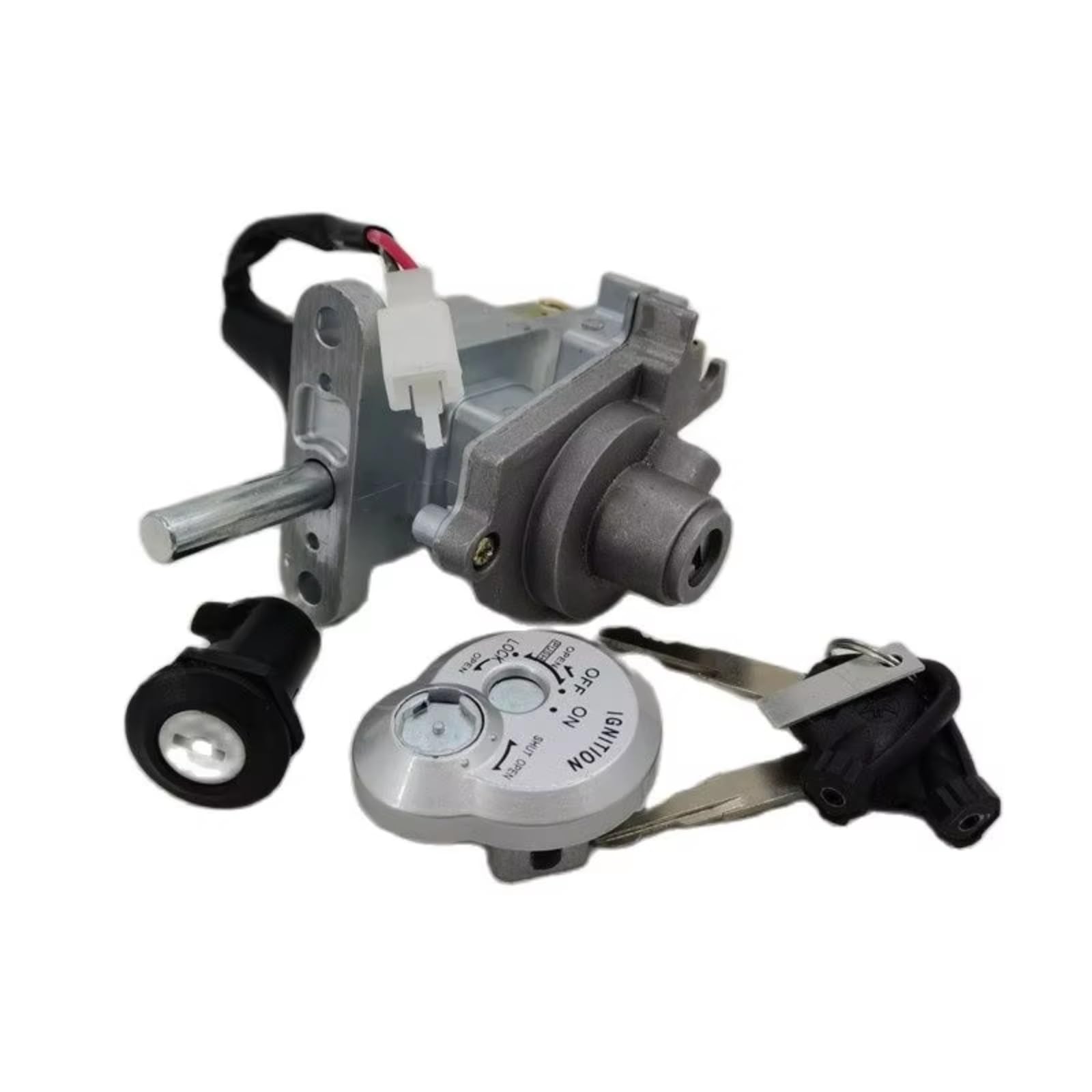 Zündschlüsselschalter Für Cygnus Z 125 XA125 Ersatzteil Motorrad Roller Zündschlüssel Set Sitz Lock Key Start Key Lock Schalter(A) von NOVEMS